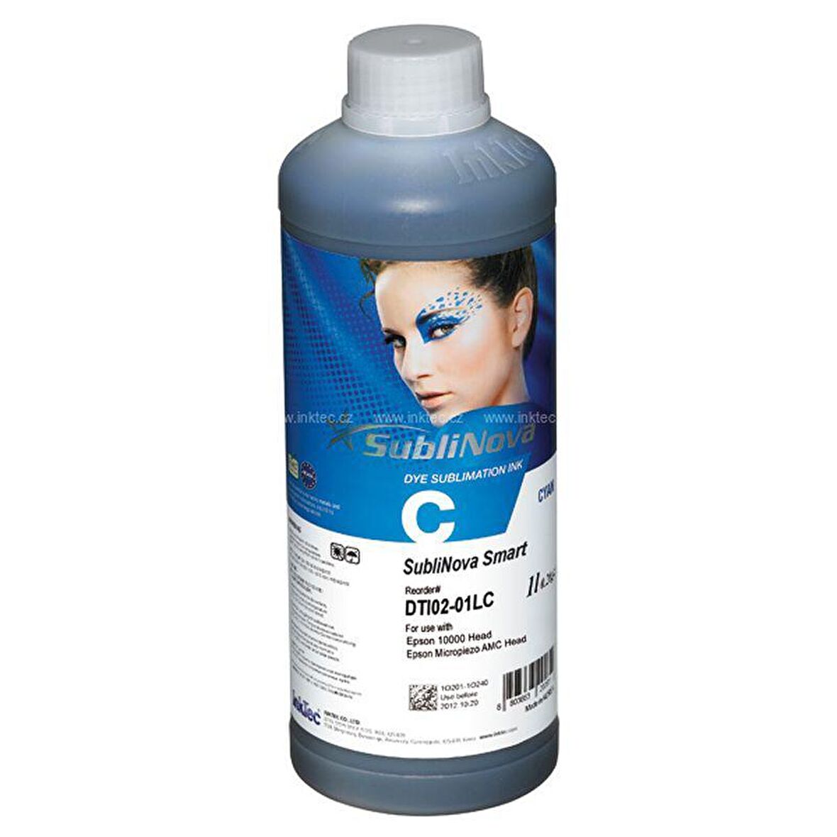 Inktec Sublinova Sublimasyon Mürekkebi 1 Litre Mavi
