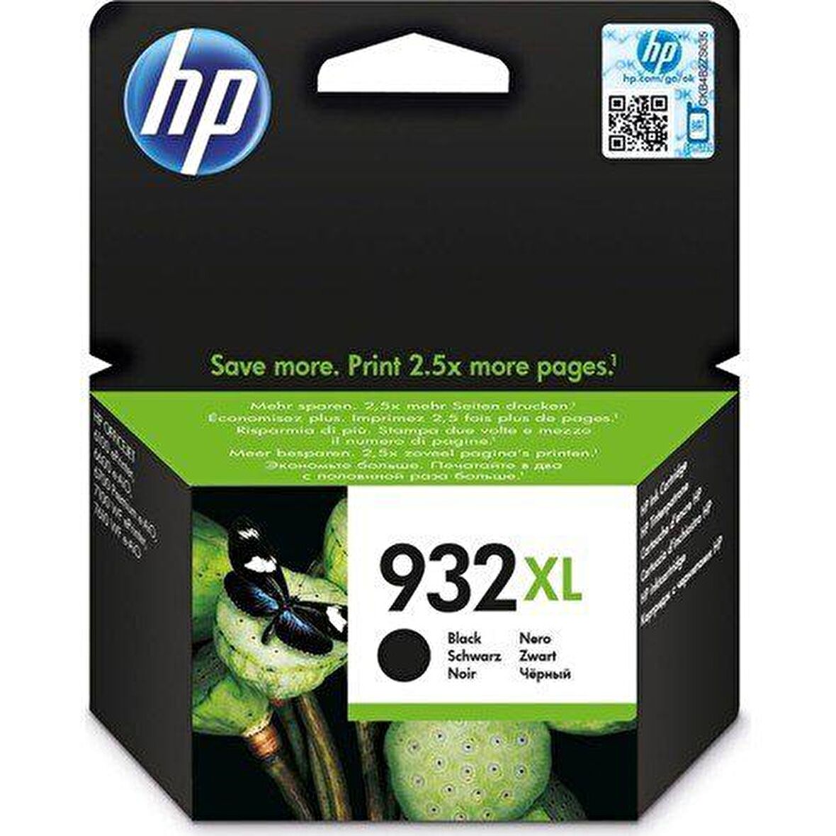 HP 932XL CN053A Kartuş / Hp Officejet 6100 / 6500 / 6600 / 6700 / 7110 / 7610 / 7612 Siyah Orjinal M