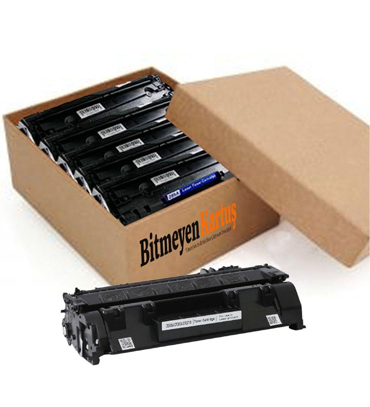 1 KOLİ (TOPTAN 10 ADET) HP CE505A/280A Muadil Toner 05A HP P2030 P2035 P2050 P2055 Pro 400 M401 MFP 