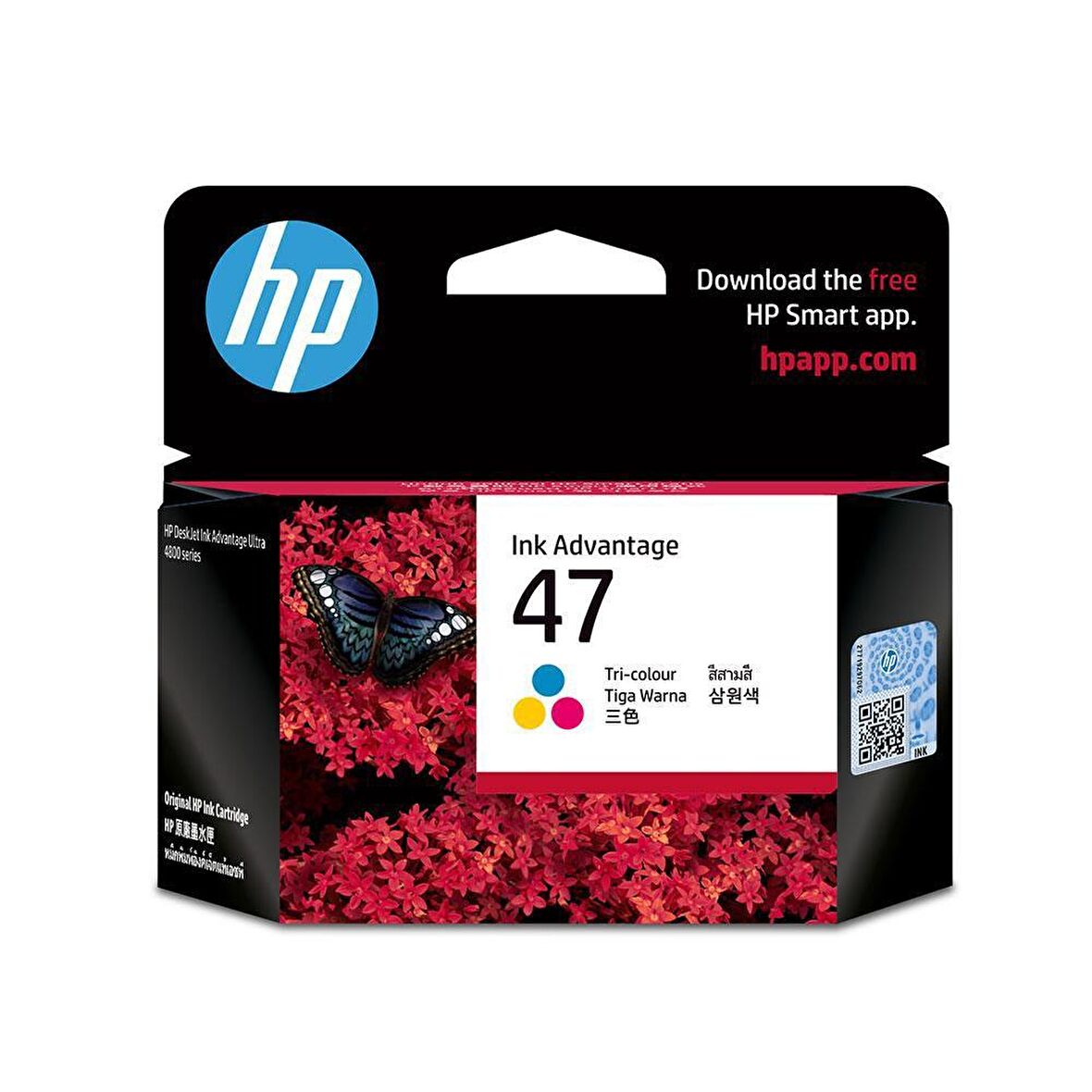 HP 47 RENKLİ MÜREKKEP KARTUŞU (6ZD61AE)  HP Deskjet Ultra 4828