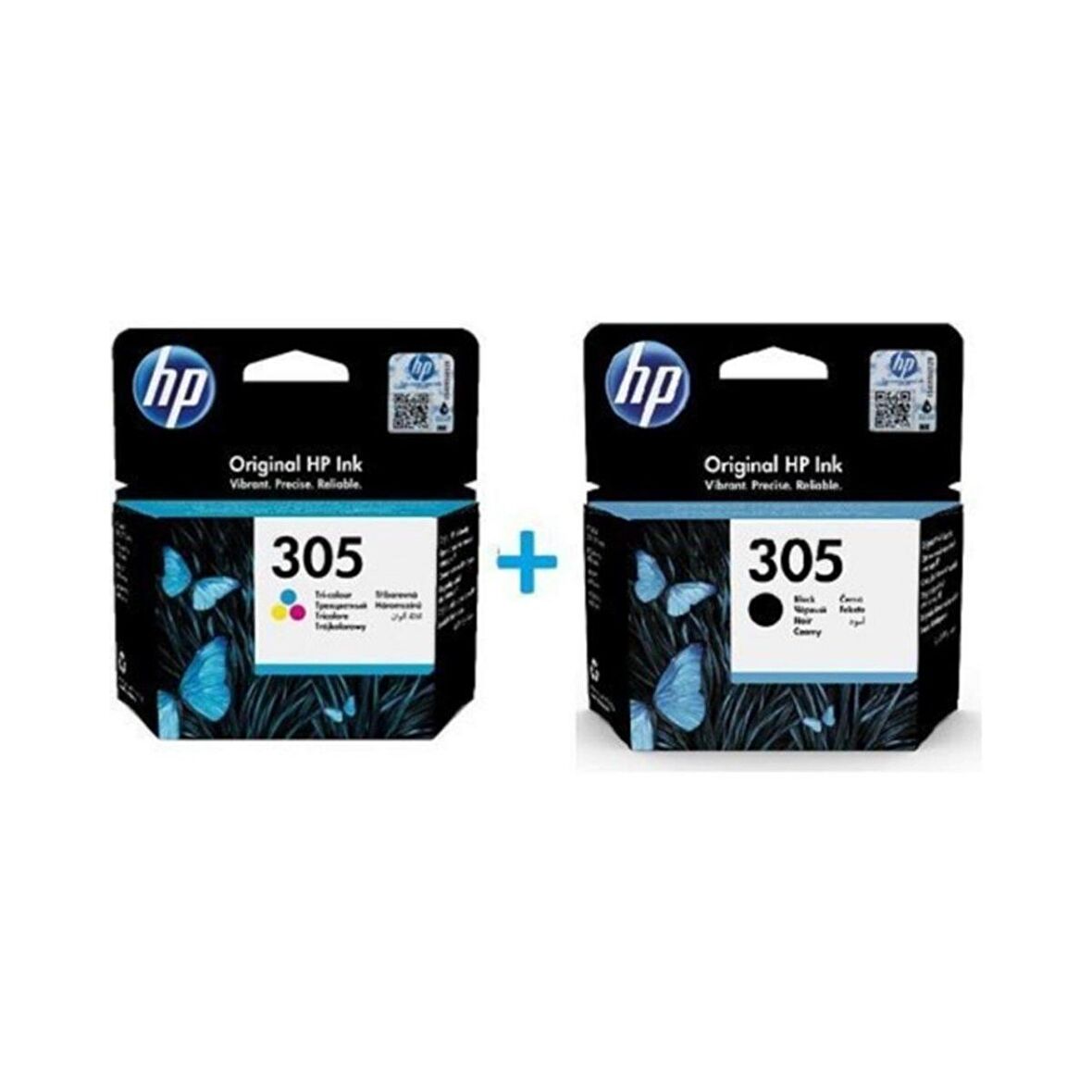 Hp 305 Siyah 3YM61AE + Hp 305 Renkli 3YM60AE Avantaj PaketKartuş Seti