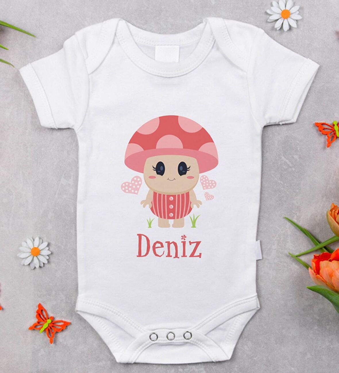 BK Kids İsimli Bebek Body Zıbın - Model 10