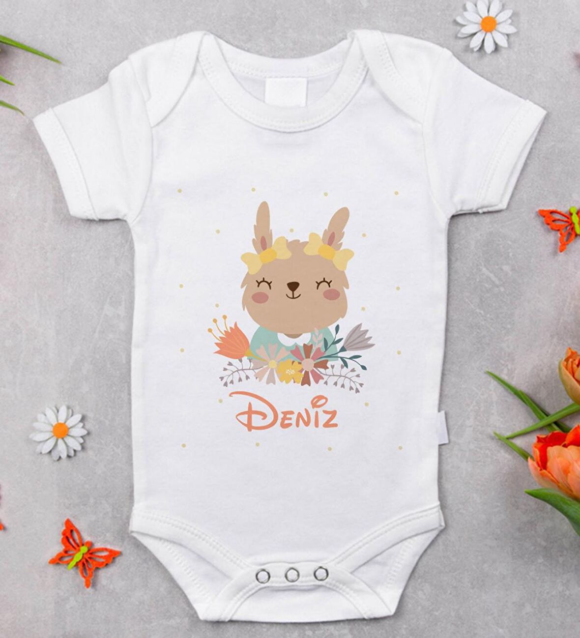 BK Kids İsimli Bebek Body Zıbın - Model 14