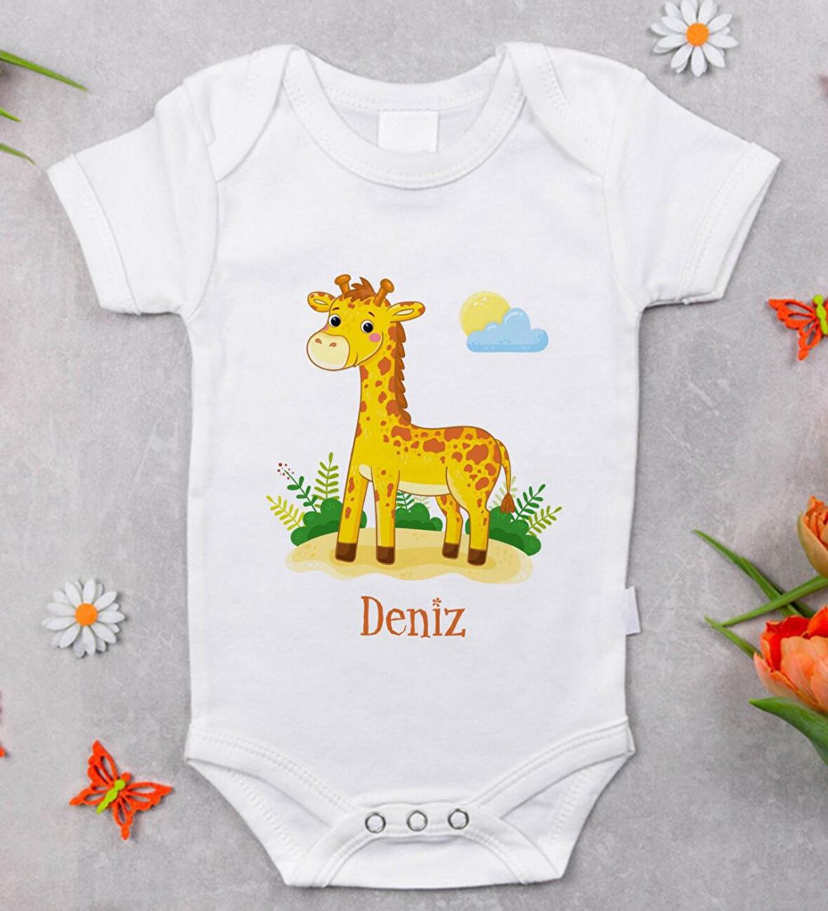 BK Kids İsimli Bebek Body Zıbın - Model 20