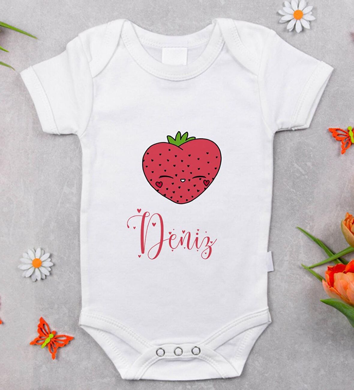 BK Kids İsimli Bebek Body Zıbın - Model 32