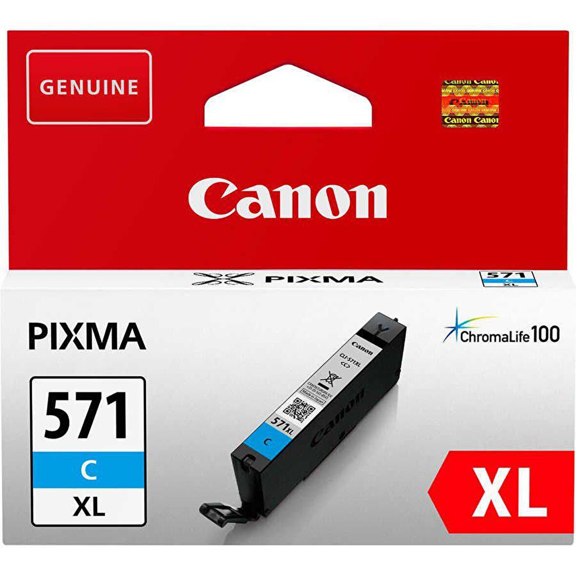 Canon CLI-571C XL Mavi Yüksek Kapasiteli Orijinal Mürekkep Kartuş 0332C001AA