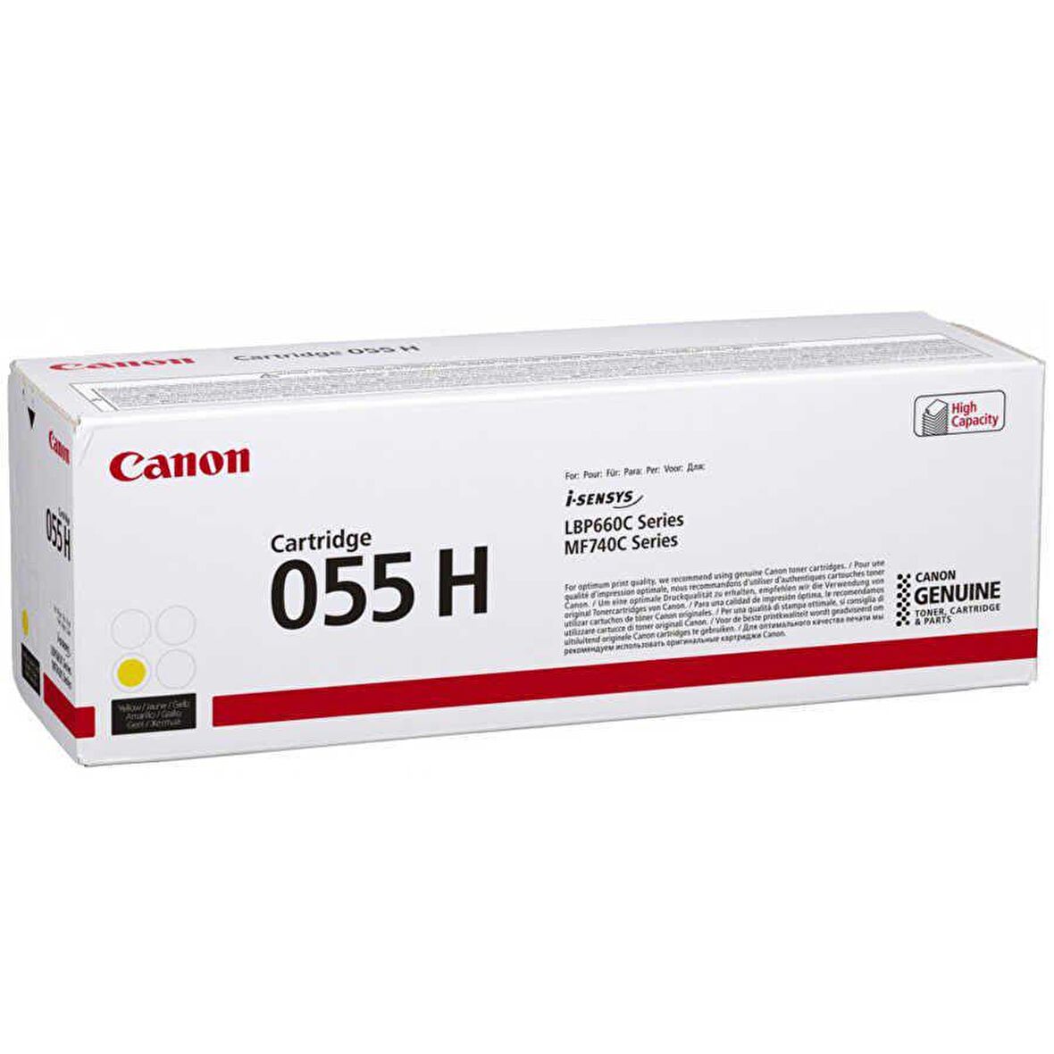 Canon CRG-055H/3017C002 Sarı Orijinal Toner Yüksek Kapasiteli
