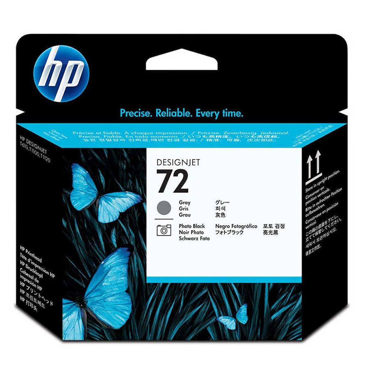 HP 72 Gri ve Foto Siyah Orijinal DesignJet Mürekkep Baskı Kafası (C9380A)
