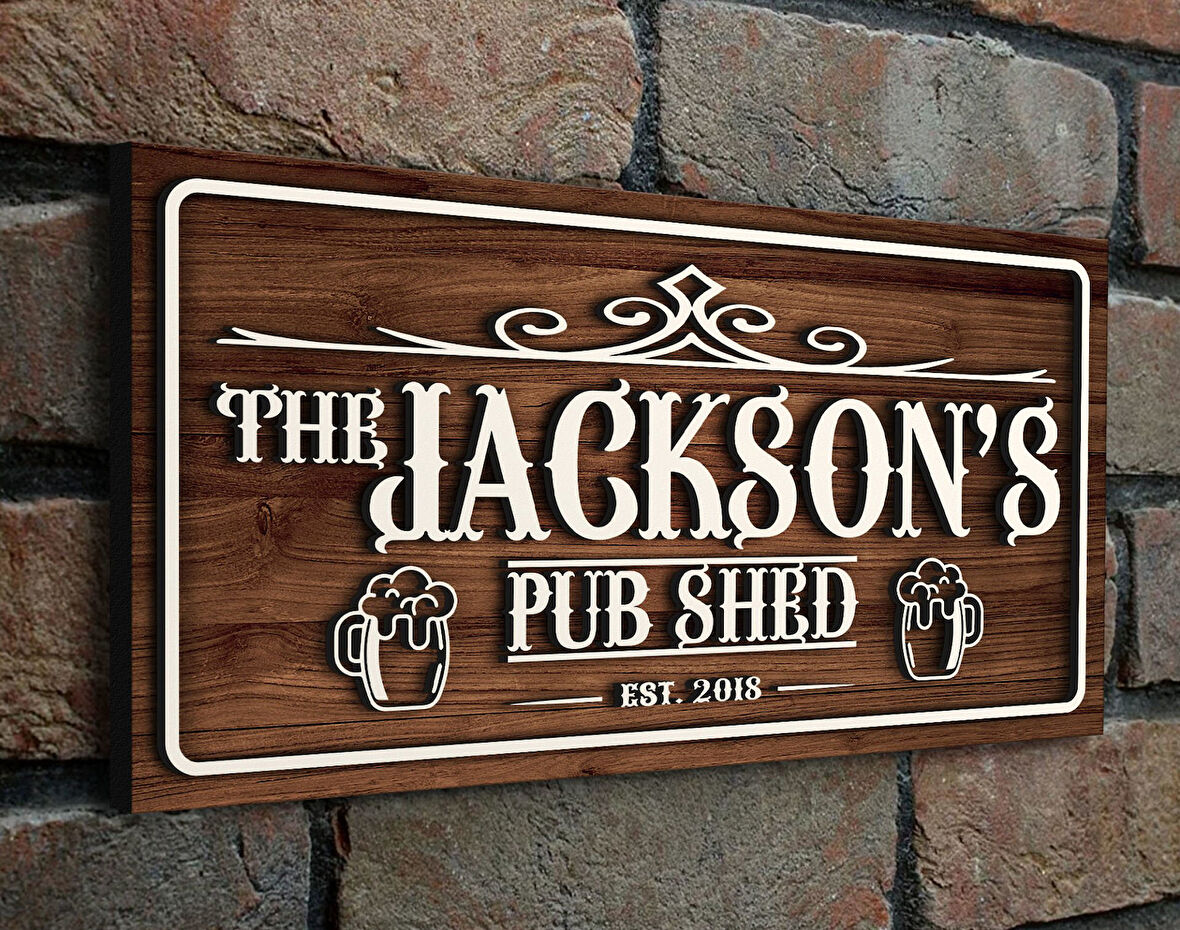 BK Gift Kişiye Özel Kabartma Tasarım Ahşap Bar Tabelası, Home Bar Tabela, Rustik Ev Dekorasyonu, Duvar Dekoru-17