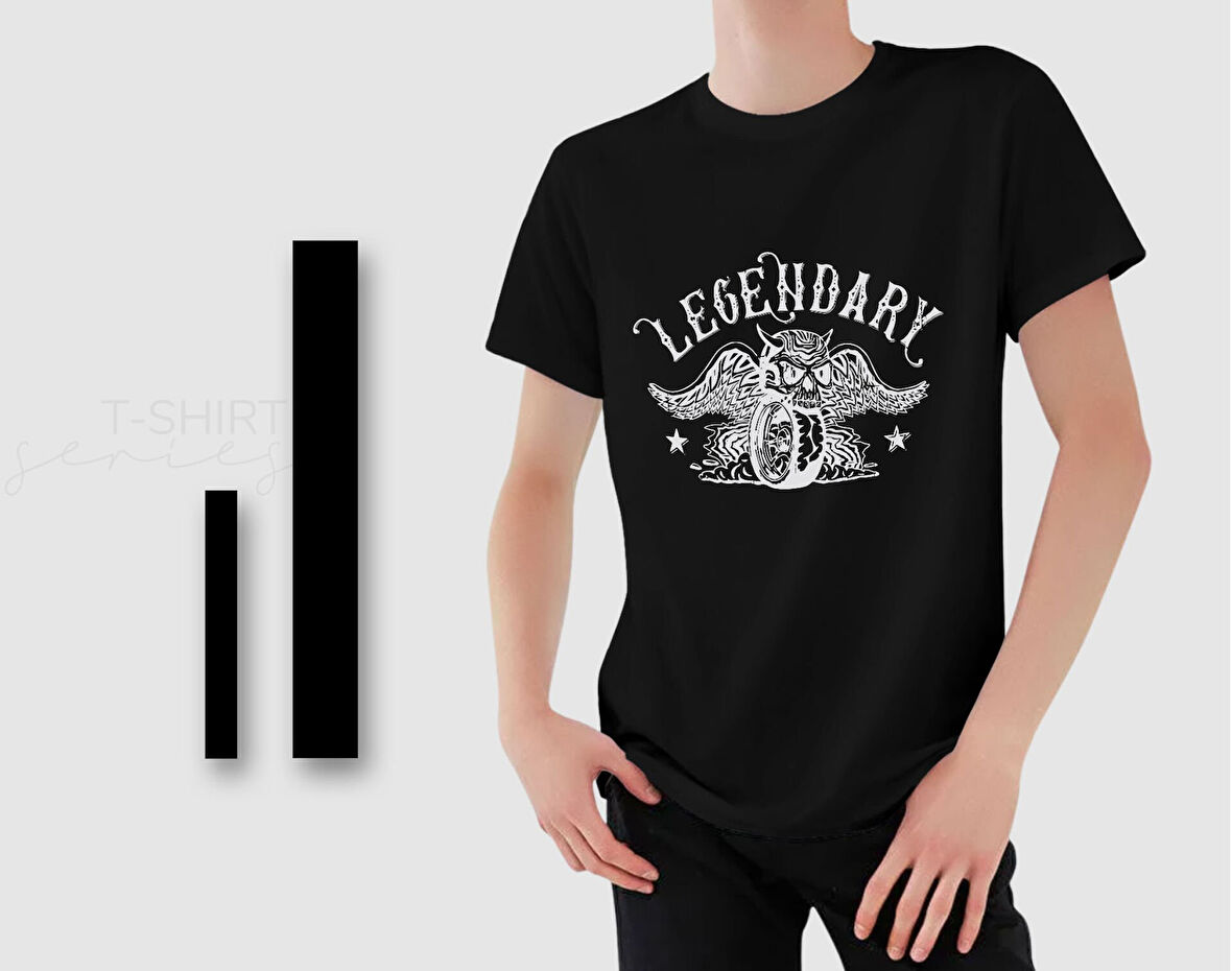 BK Gift Motorsiklet Tasarımlı Erkek Siyah T-shirt -5, Arkadaşa Hediye, Doğum Günü Hediyesi, Sevgili Hediyesi