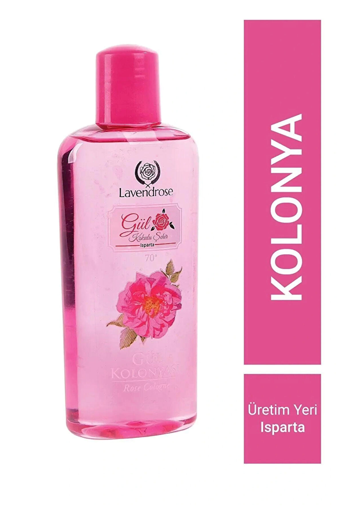 Lavendrose Doğal Gül Kolonyası 200 ml LAVENDROSE Geleneksel Dökme kolonya 70 derece