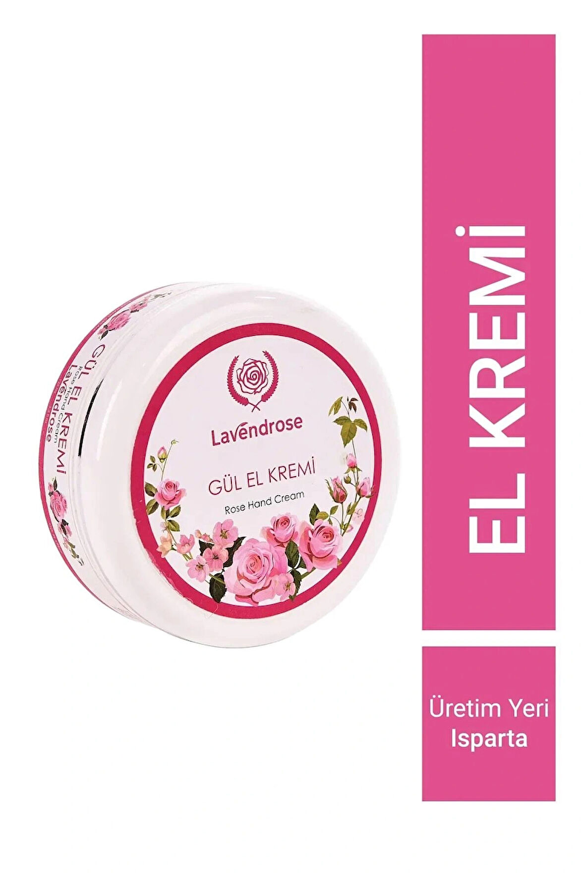Lavendrose Gül El Kremi 125 ml Yoğun Nemlendirici El Ve Vücut Kremi * Rose Hand Cream