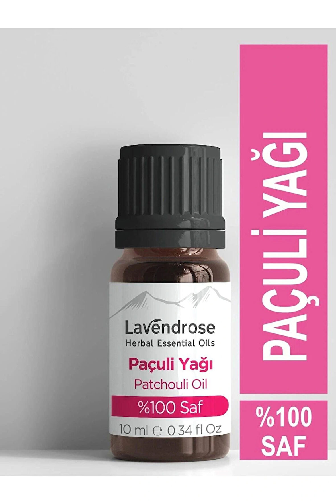 Lavendrose Paçuli Yağı %100 Saf * Bitkisel Aromaterapi Paçuli Uçucu Yağı 10ml * Patchouli Oil * Difizöre Uygun