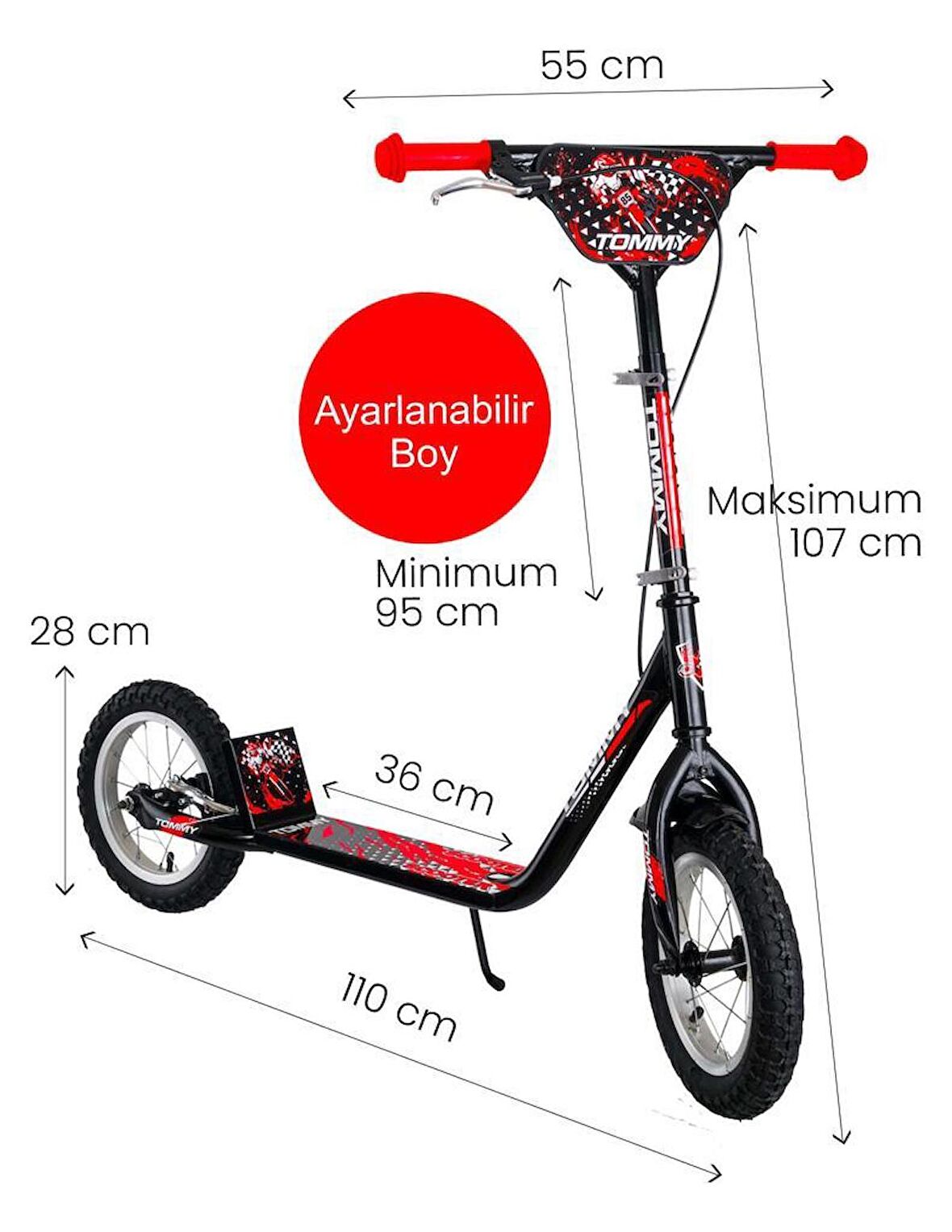 TommyBaby İkon 12 Jant Çocuk Scooter