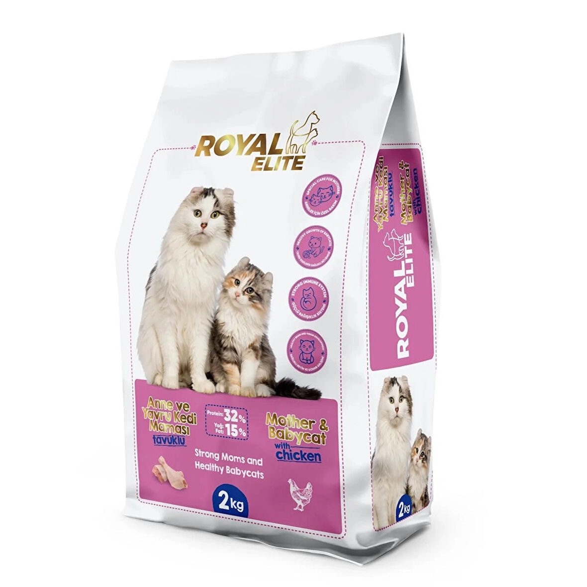 Royal Elite Tavuklu Anne ve Yavru Kedi Maması 2 Kg