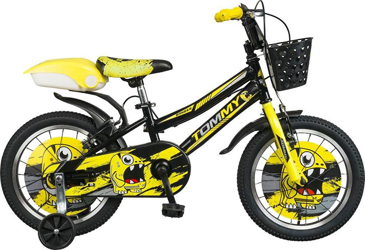 TommyBike 16 jant Bisiklet Lüx Aksesuarlı Çocuk Bisikleti 5-8 Yaş