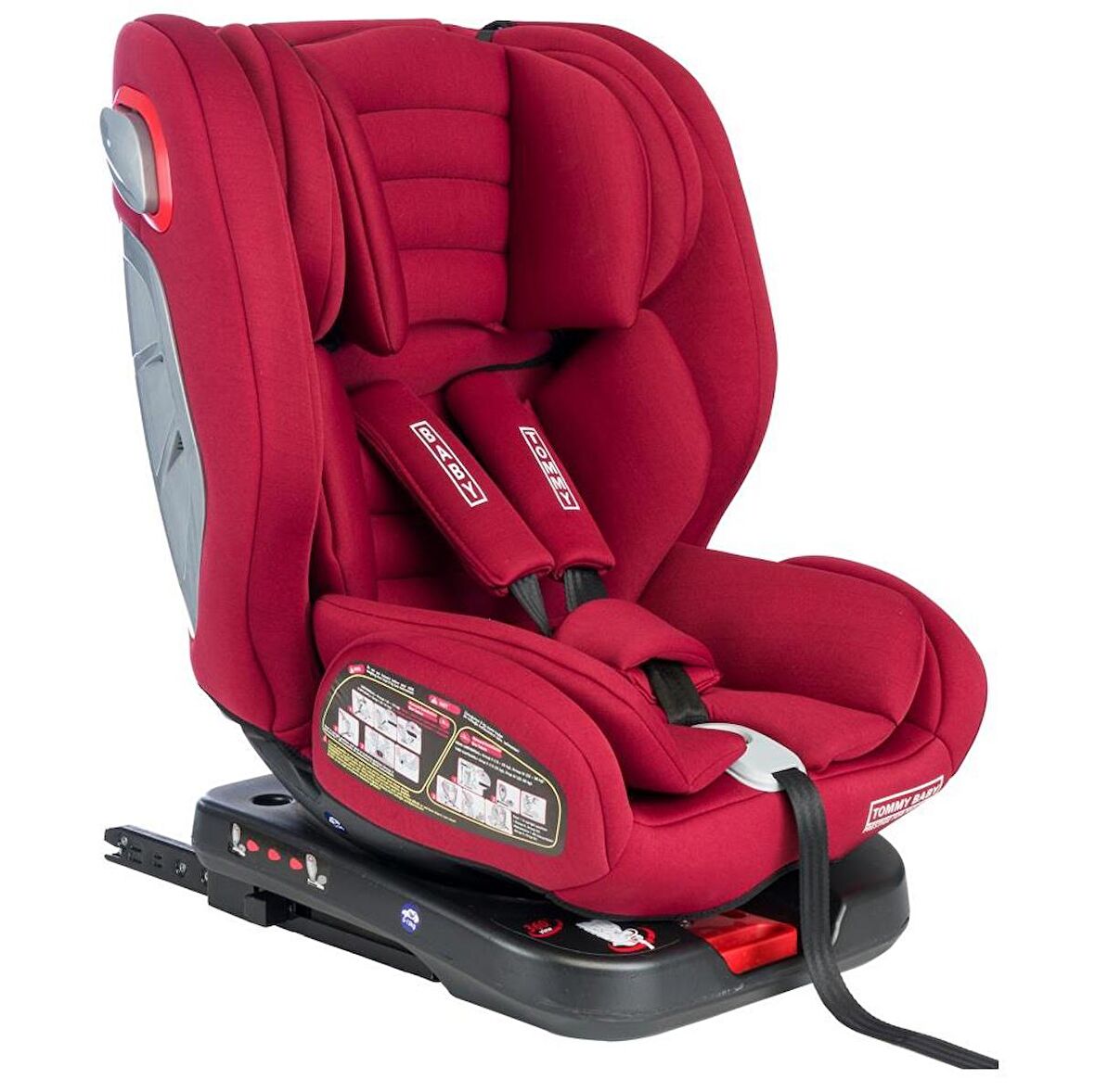 Tommybaby Creative 360° Dönebilen Isofixli 0 - 36 kg Oto Koltuğu Kırmızı