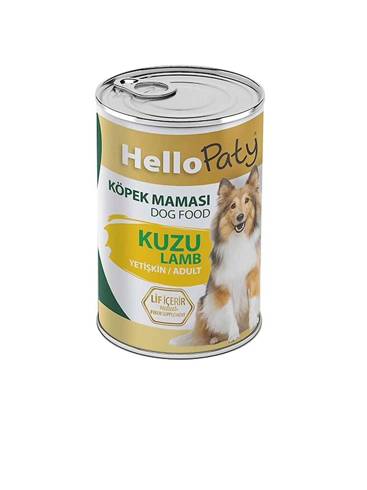 Hello Paty YETİŞKİN KUZU ETLI KÖPEK KONSERVE MAMASI 24 ADET X 415 GR ( %70 ET )