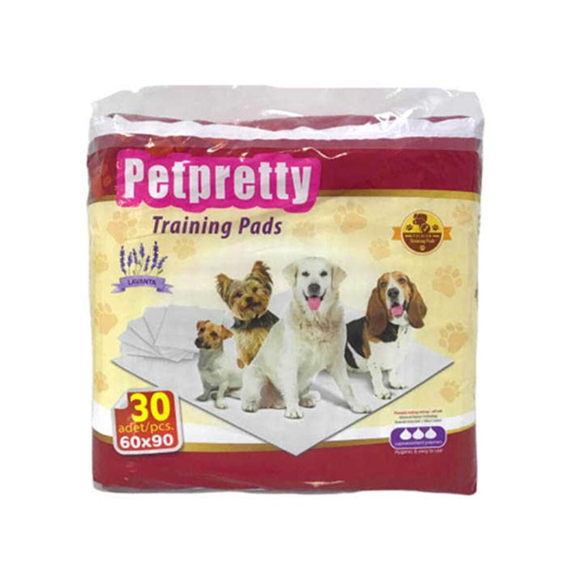 Training Pads-Köpek Eğitim Çiş Pedi Lavantalı 60x9