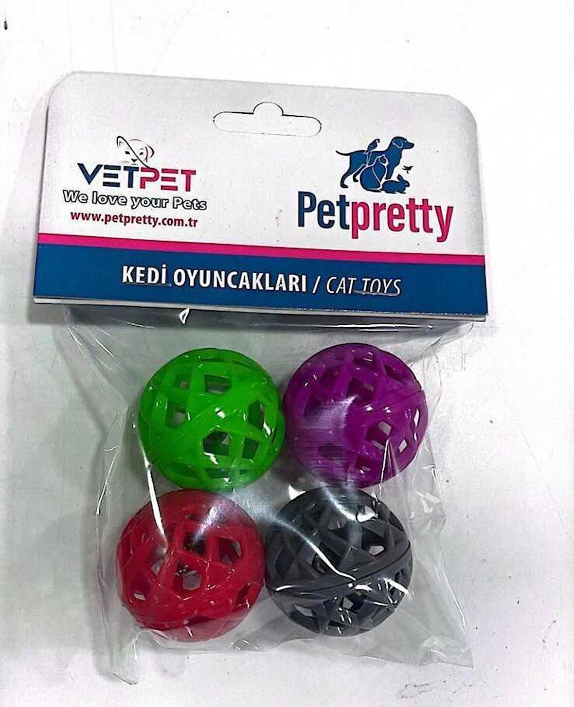 Cat Toys Kedi Oyun Topu 4'lü