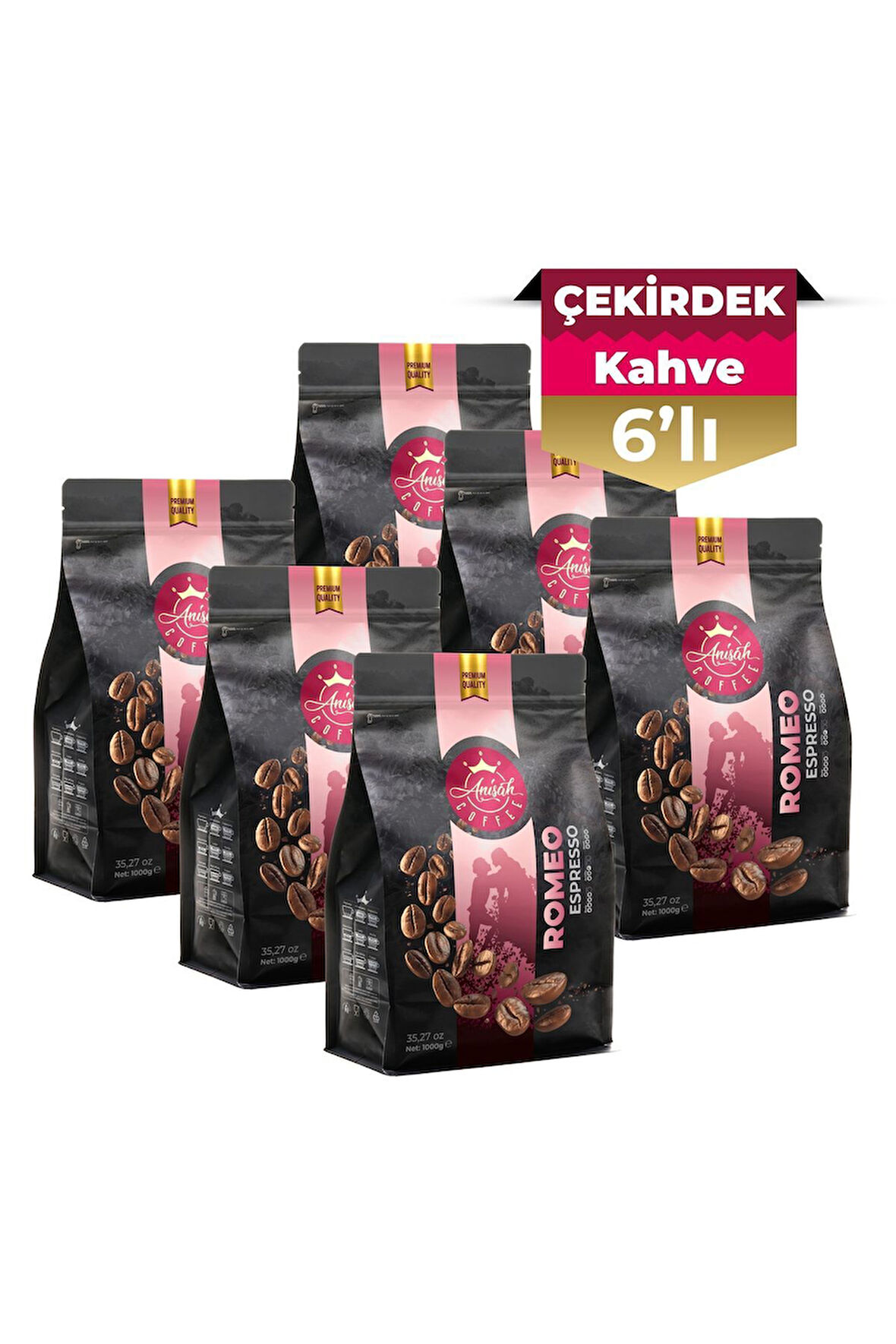 Romeo Espresso Kahve 6 x 1000 Gram