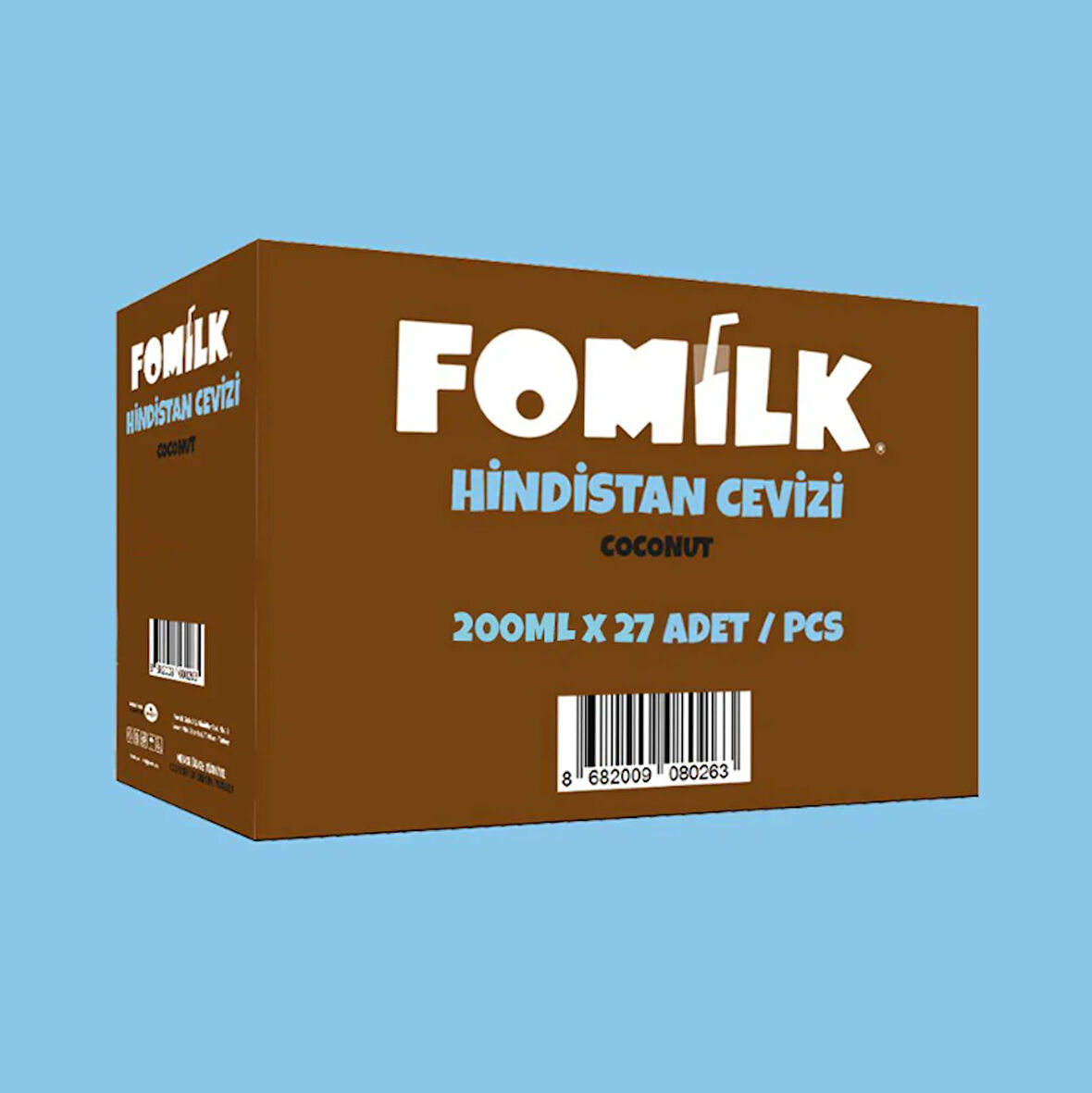 Fomilk Bitkisel Bazlı Hindistan Cevizi İçeceği 200ml x 27