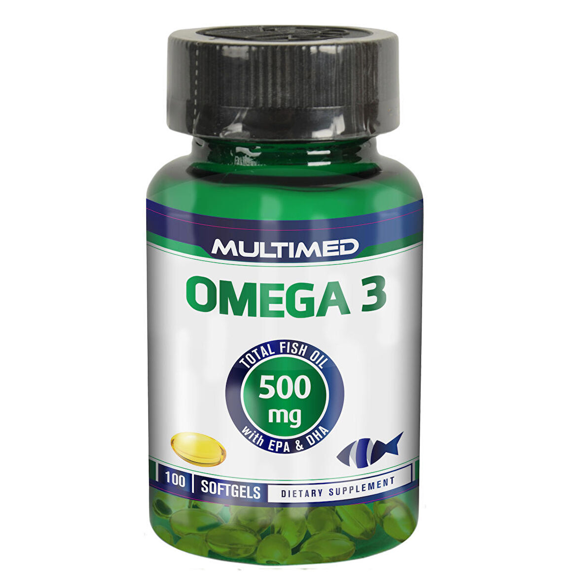 Multimed Omega 3 Yüksek Epa Dha 500 Mg Balik Yaği 100 Softgel