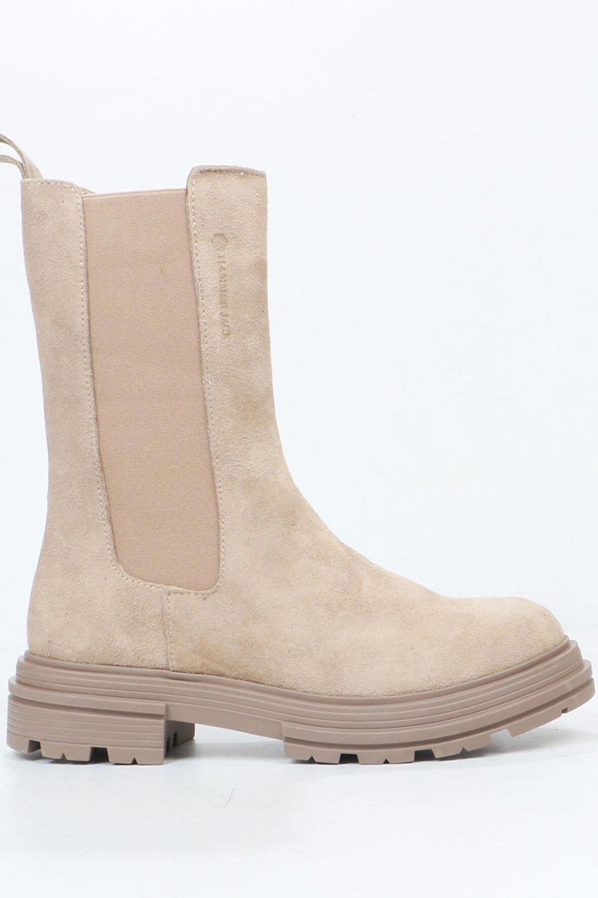 Hammer Jack Tapera Hakiki Deri Bej Kadın Bot 455 2335-Z