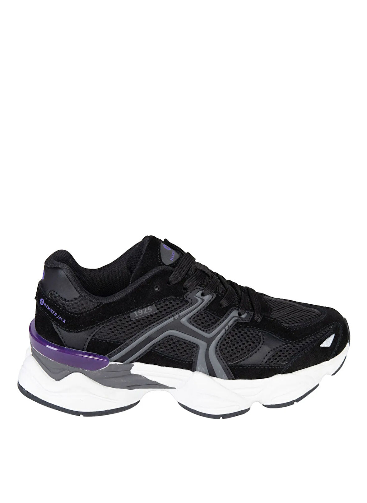 Hammer Jack Siyah - Mor Kadın Sneaker 101 25009-Z