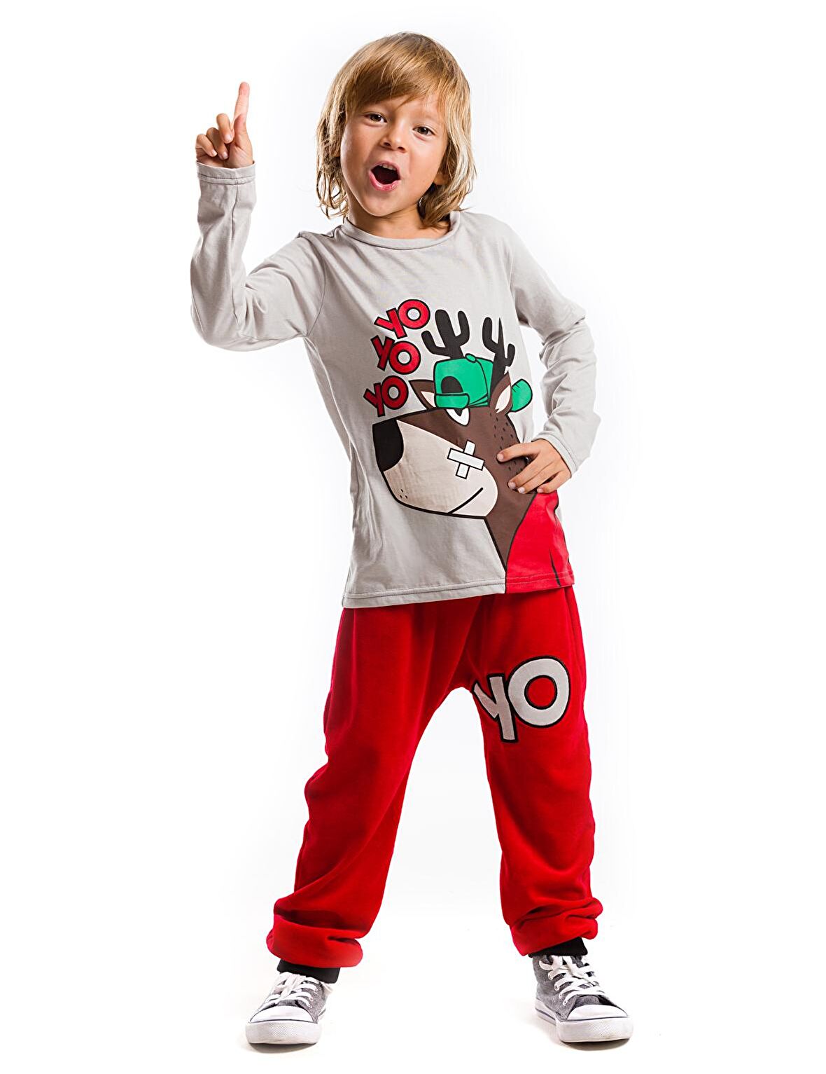 Yo Yo Yo Kadife Pantolon Takım