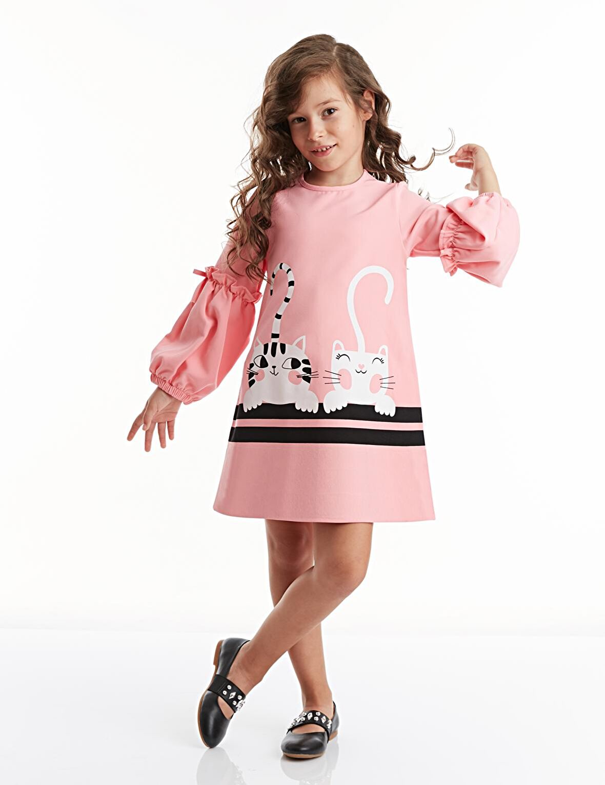 Cute Friends Kız Elbise