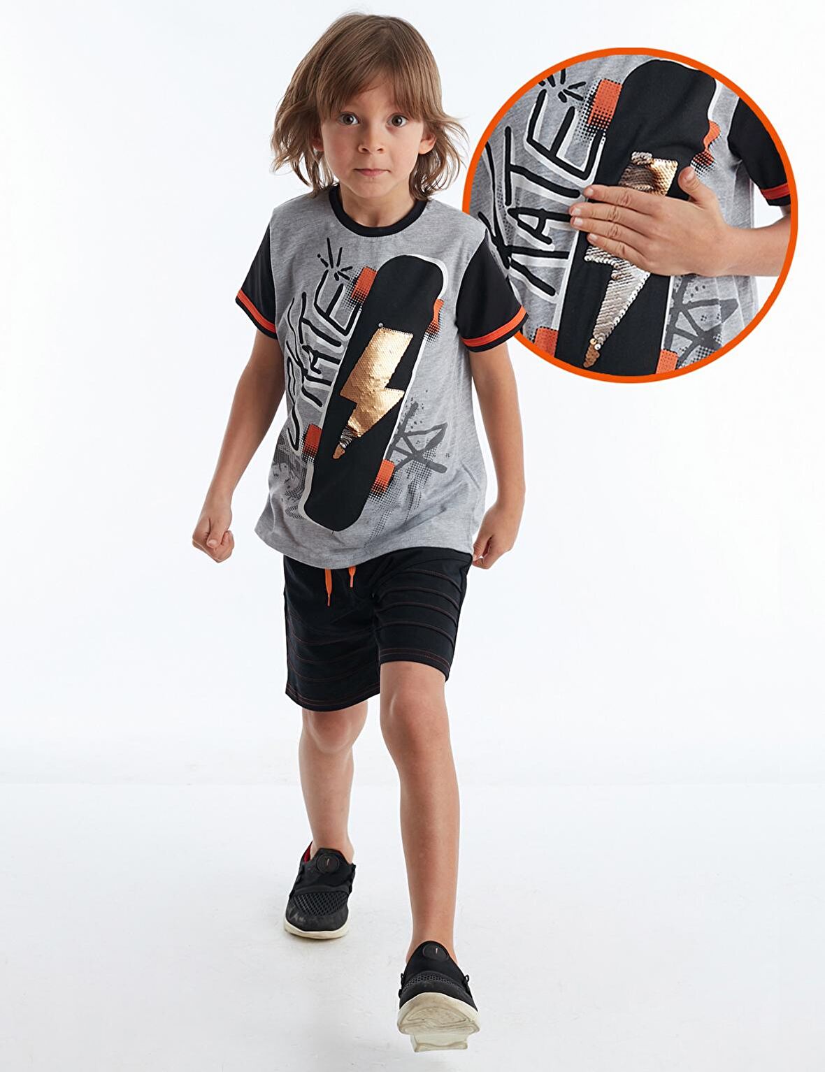 Thunder Skate Erkek Çocuk Şort Takım