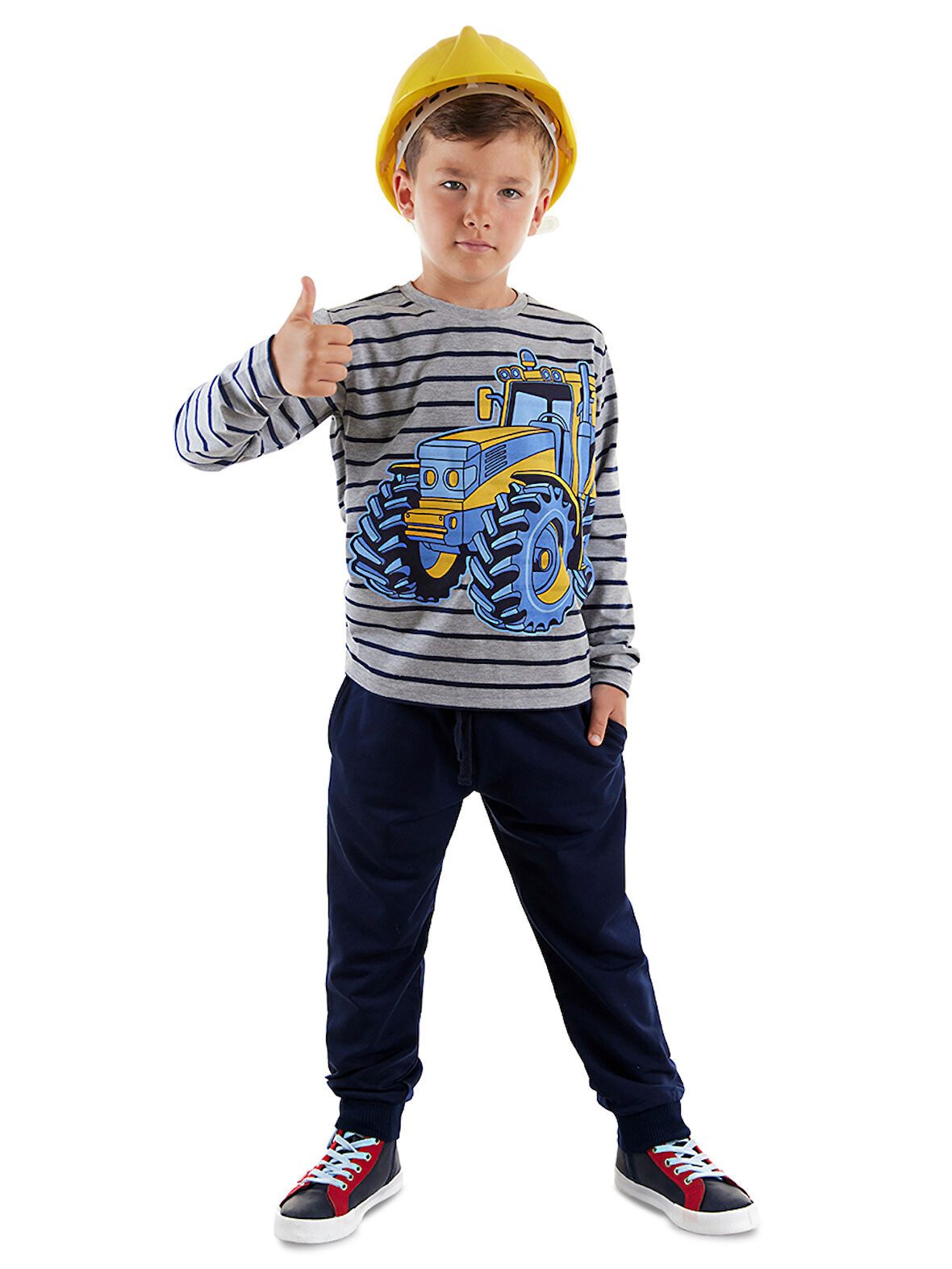 Traktör Erkek Çocuk T-shirt Pantolon Takım