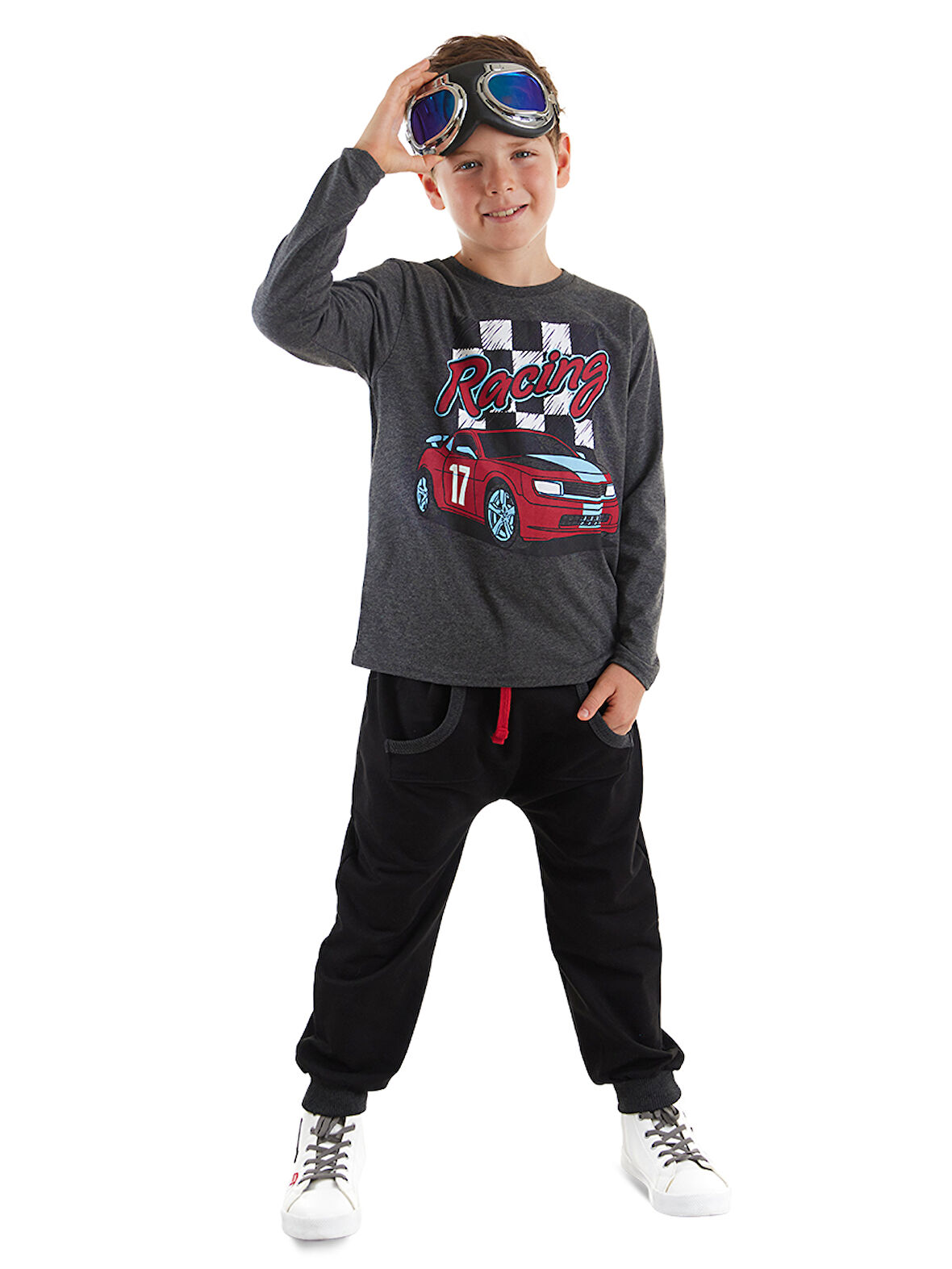 Yarış Erkek Çocuk T-shirt Pantolon Takım