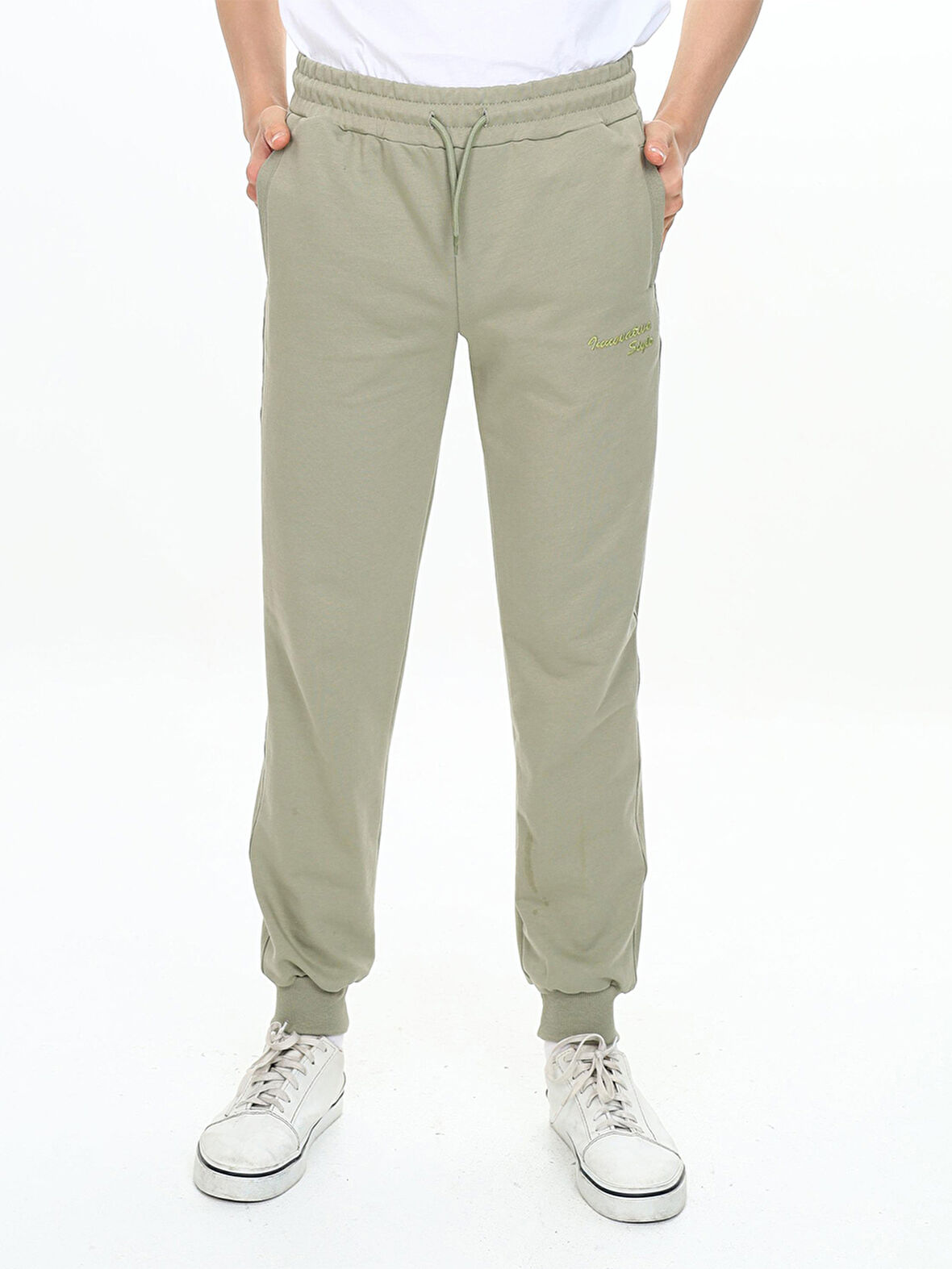 Erkek Çocuk Haki Eşofman Altı