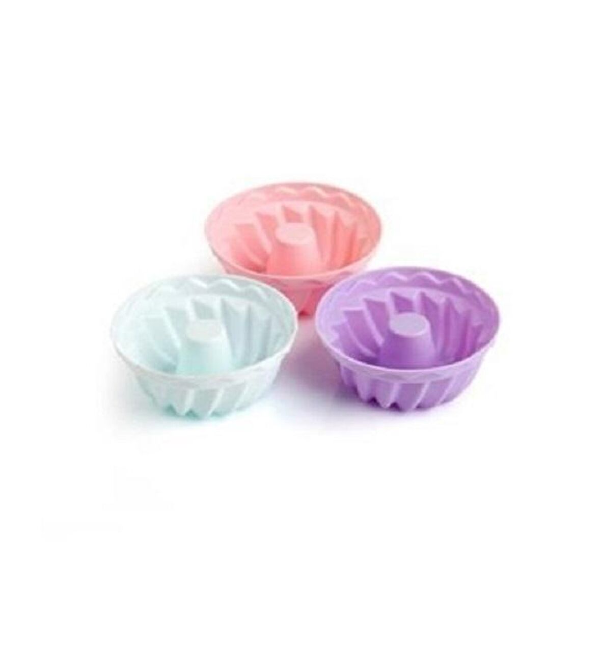 Baroness 50551 Göbekli Silikon Kek Kalıbı 6 Lı