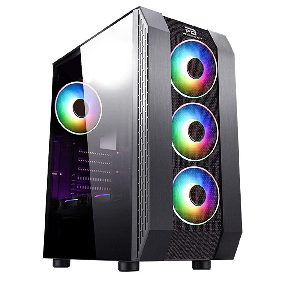 POWER BOOST VK-P3305B 500W Mesh Panel USB 3.0 Mid Tower Kasa