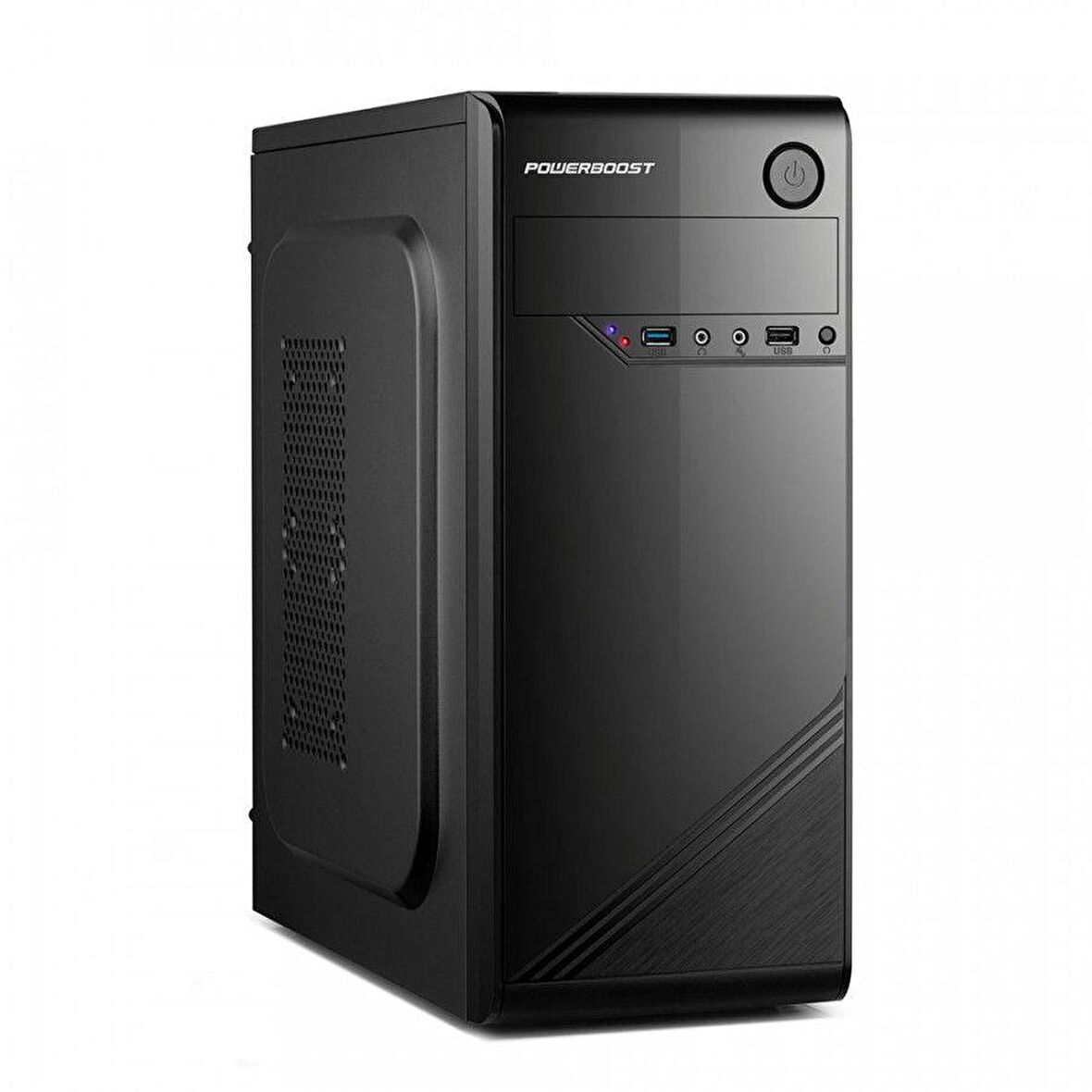 Power Boost VK-1621 400 W
 Tek Fanlı Siyah ATX Bilgisayar Kasası