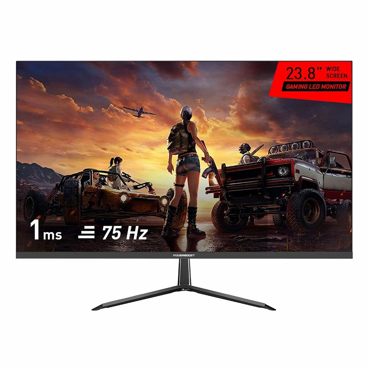 PowerBoost PB-M2390VH 23.8" 75Hz 1Ms VGA+HDMI FullHD VA Vesa Monitör