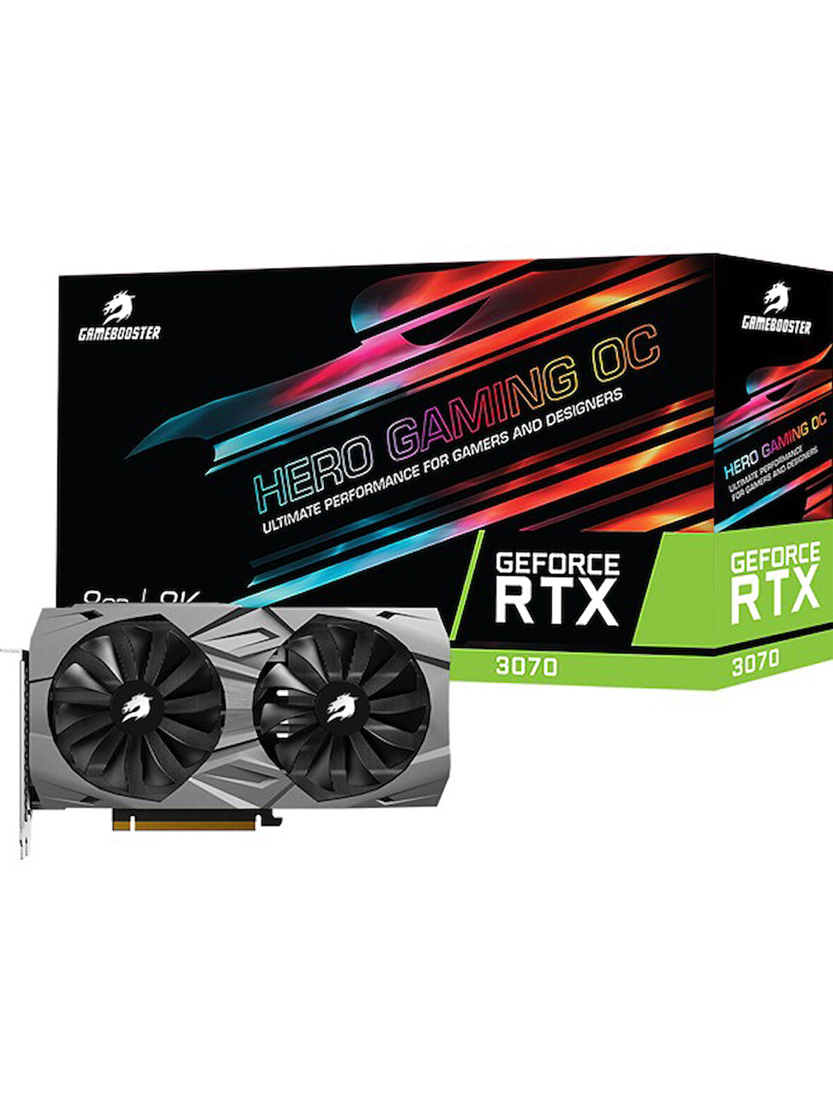 GameBooster RTX 3070 HERO GAMING OC 8GB DDR6 256 Bit DP/HDMI Nvidia Ekran Kartı OUTLET