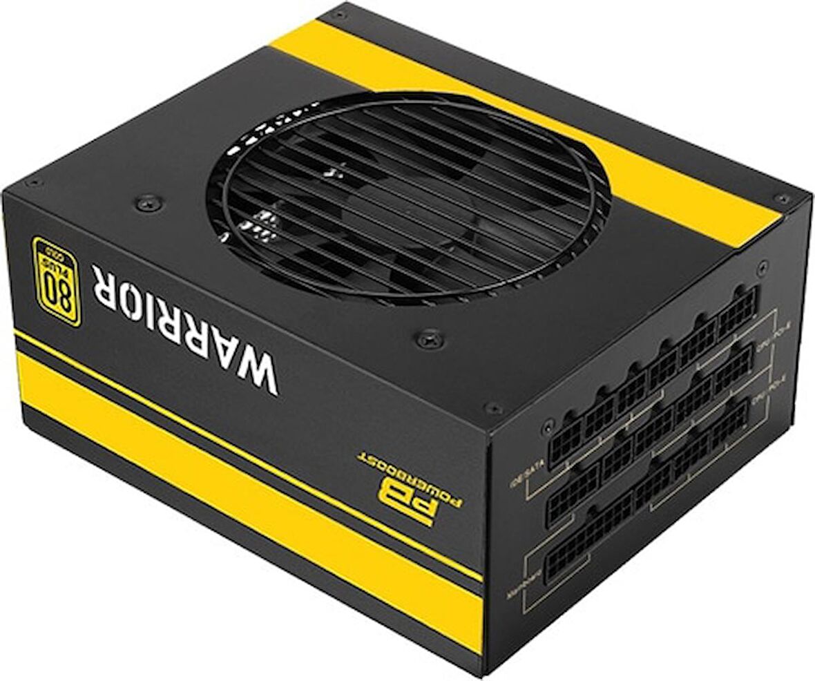 PowerBoost  BST-ATX1200GF1 WARRIOR 1200w 80+ GOLD PCIe Gen 5.0 Full Modüler 12cm Fanlı ATX PSU