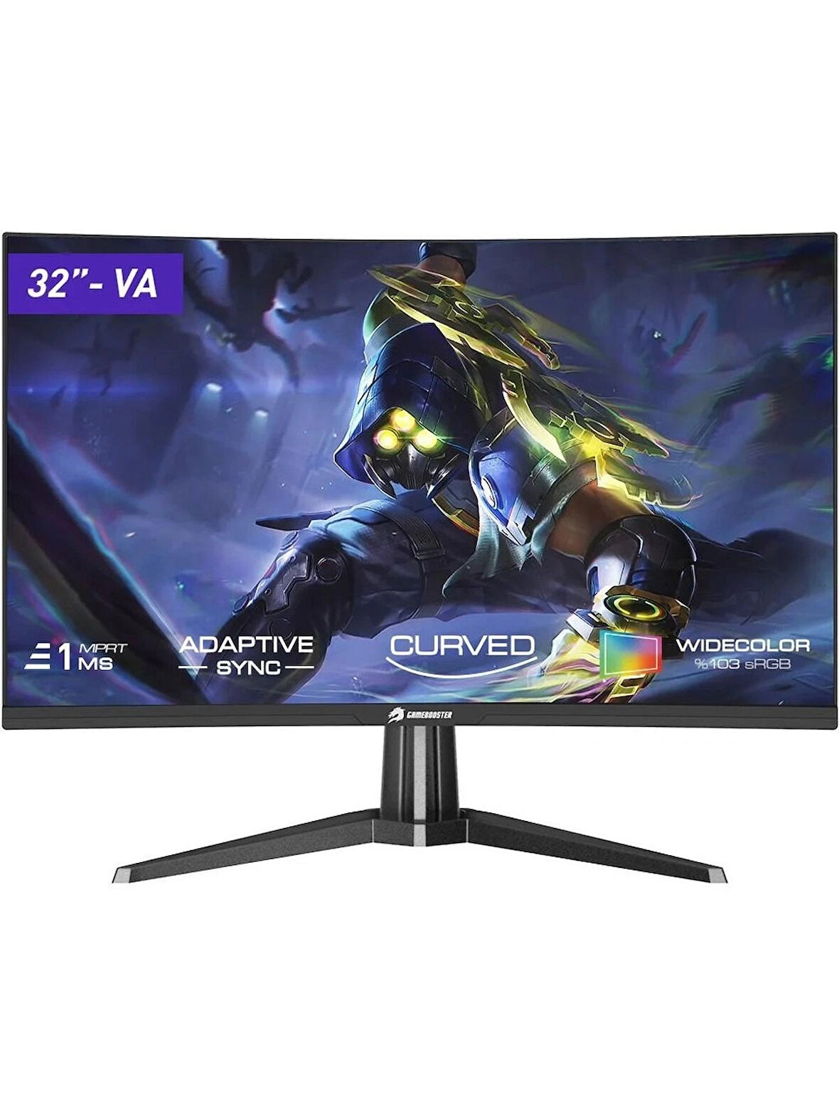 OUTLET GameBooster Gamebooster GB-3218CF 32" 180Hz 1ms Va Fhd 1920×1080 Hdmı*1+Dp*1 Rgb Curved R1500 Gaming Monitör