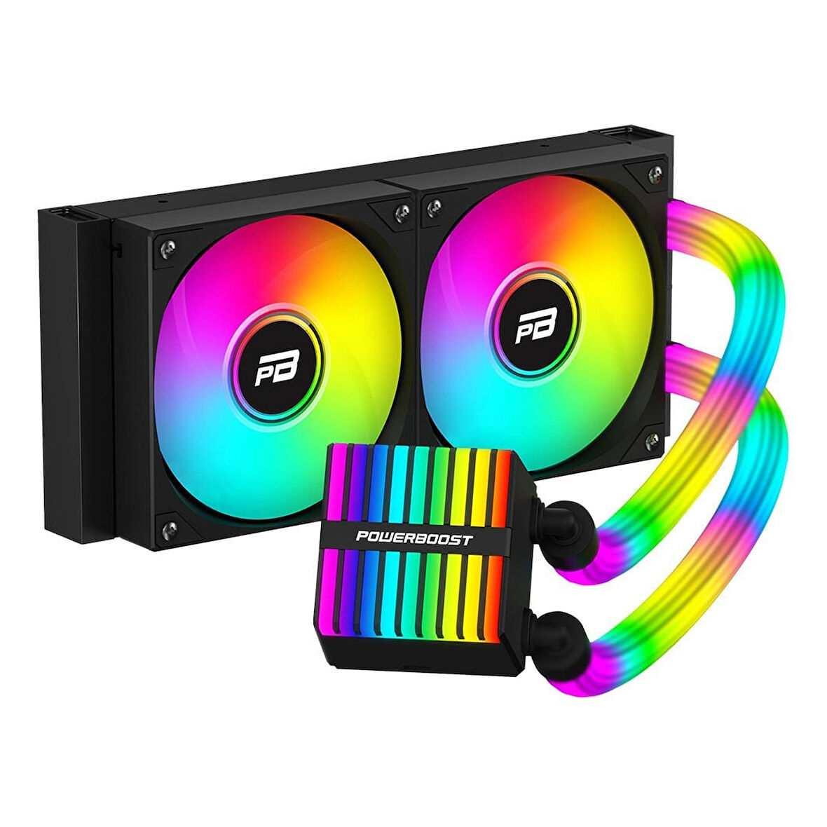 PowerBoost Legend 240 ARGB 240mm AM5/1700P Siyah İşlemci Sıvı Soğutucu