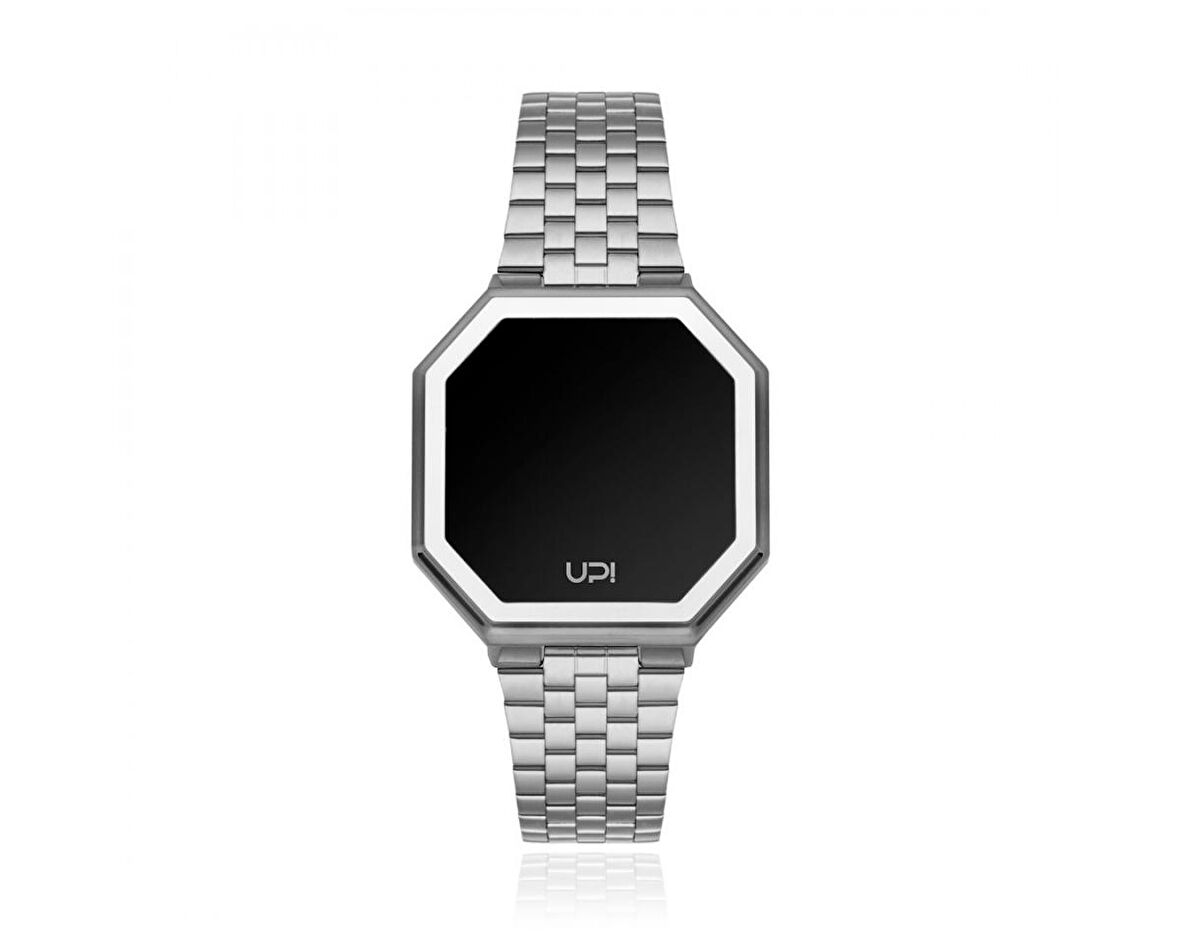 Upwatch İsim Yazılabilir Edge Mini 33mm Shiny Silver And Silver Kadın Kol Saati