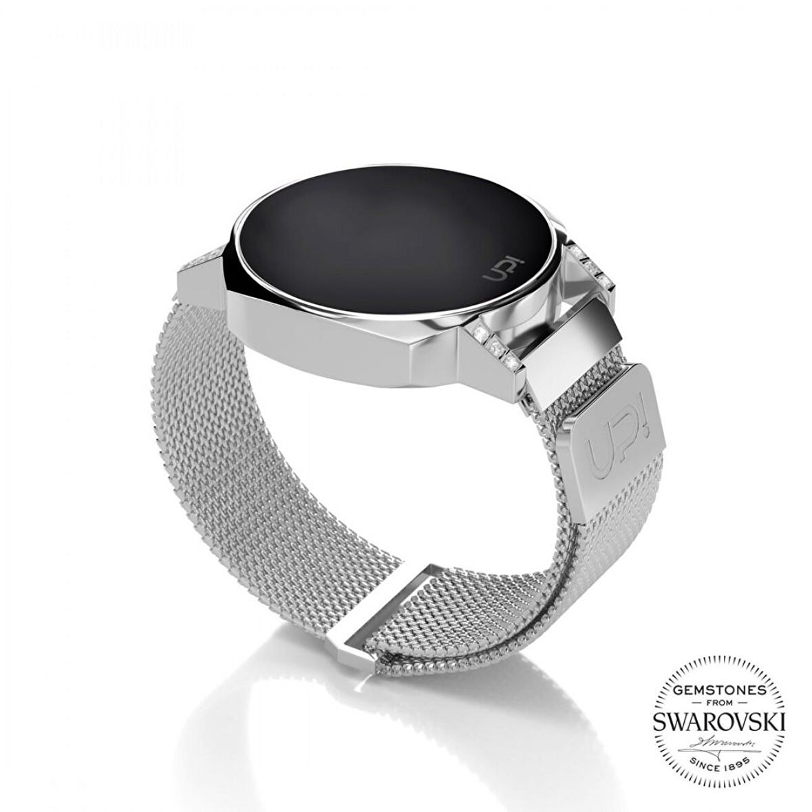 Upwatch İsim Yazılabilir XT Mini 32 mm Silver Swaroski Kadın Kol Saati