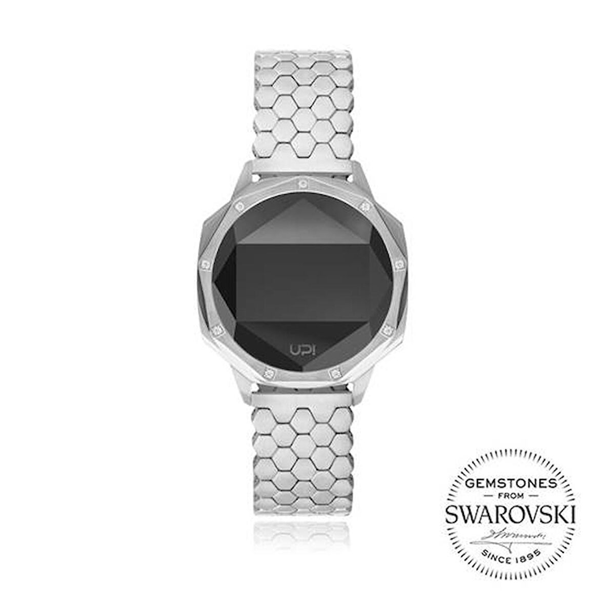 UPWATCH ICONIC SILVER NINE SET WITH SWAROVSKI® TOPAZ KADIN KOL SAATİ