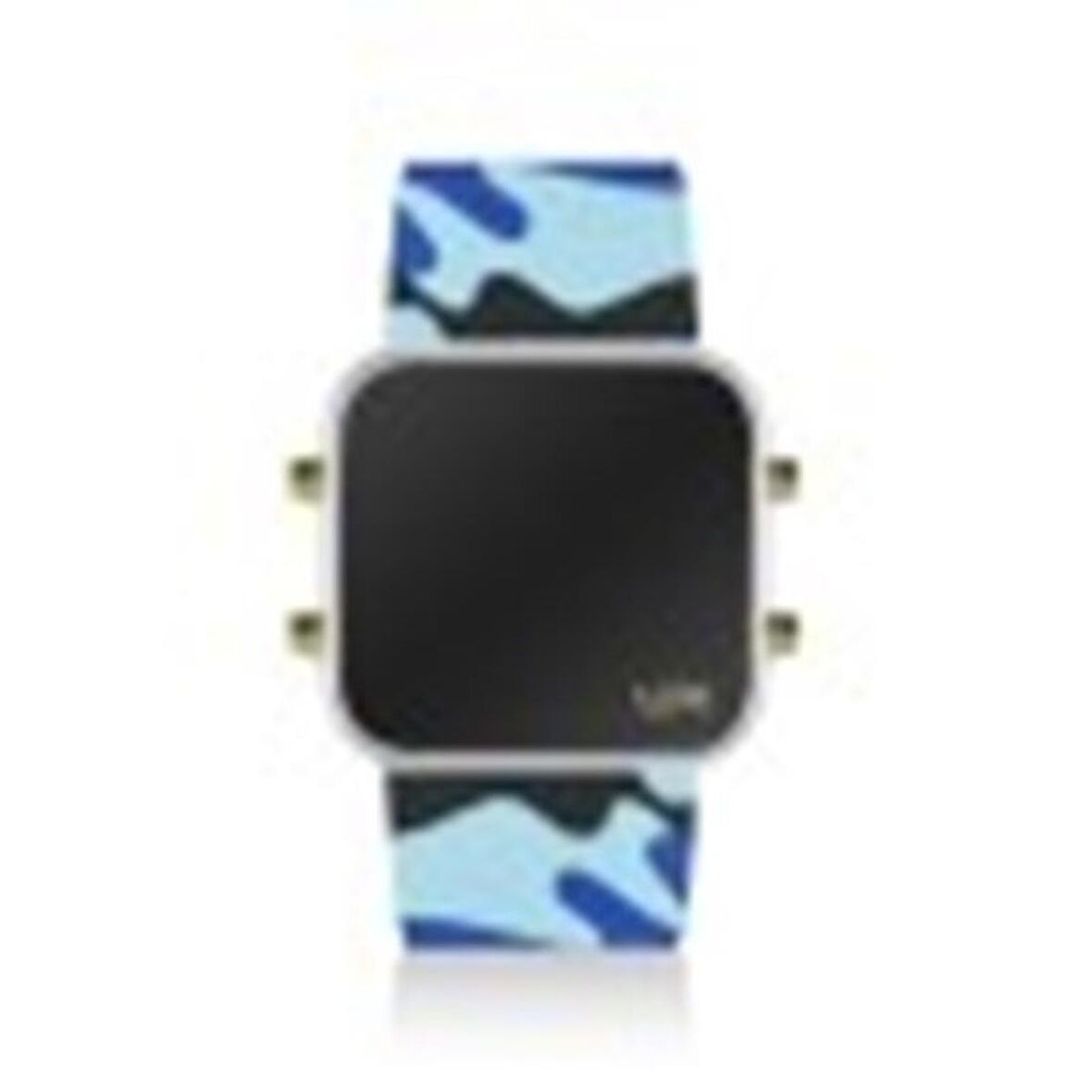 UPWATCH LED MINI GOLD WHITE BLUE CAMOUFLAGE UNİSEX KOL SAATİ