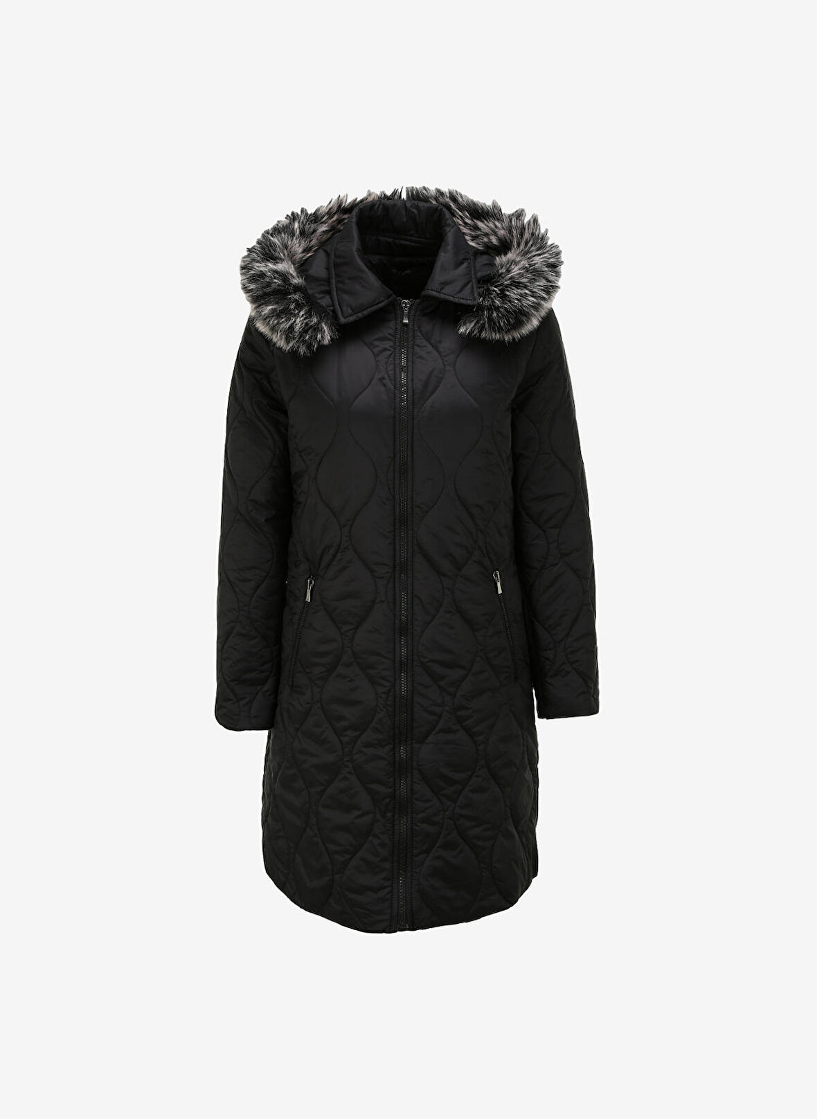 Selen Siyah Kadın Mont 23KSL6091