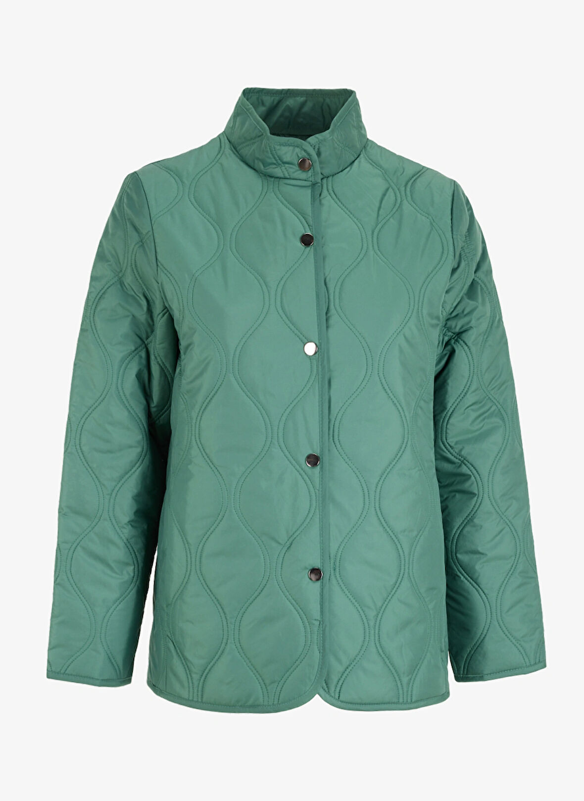 Selen Yeşil Kadın Mont 24KSL6123