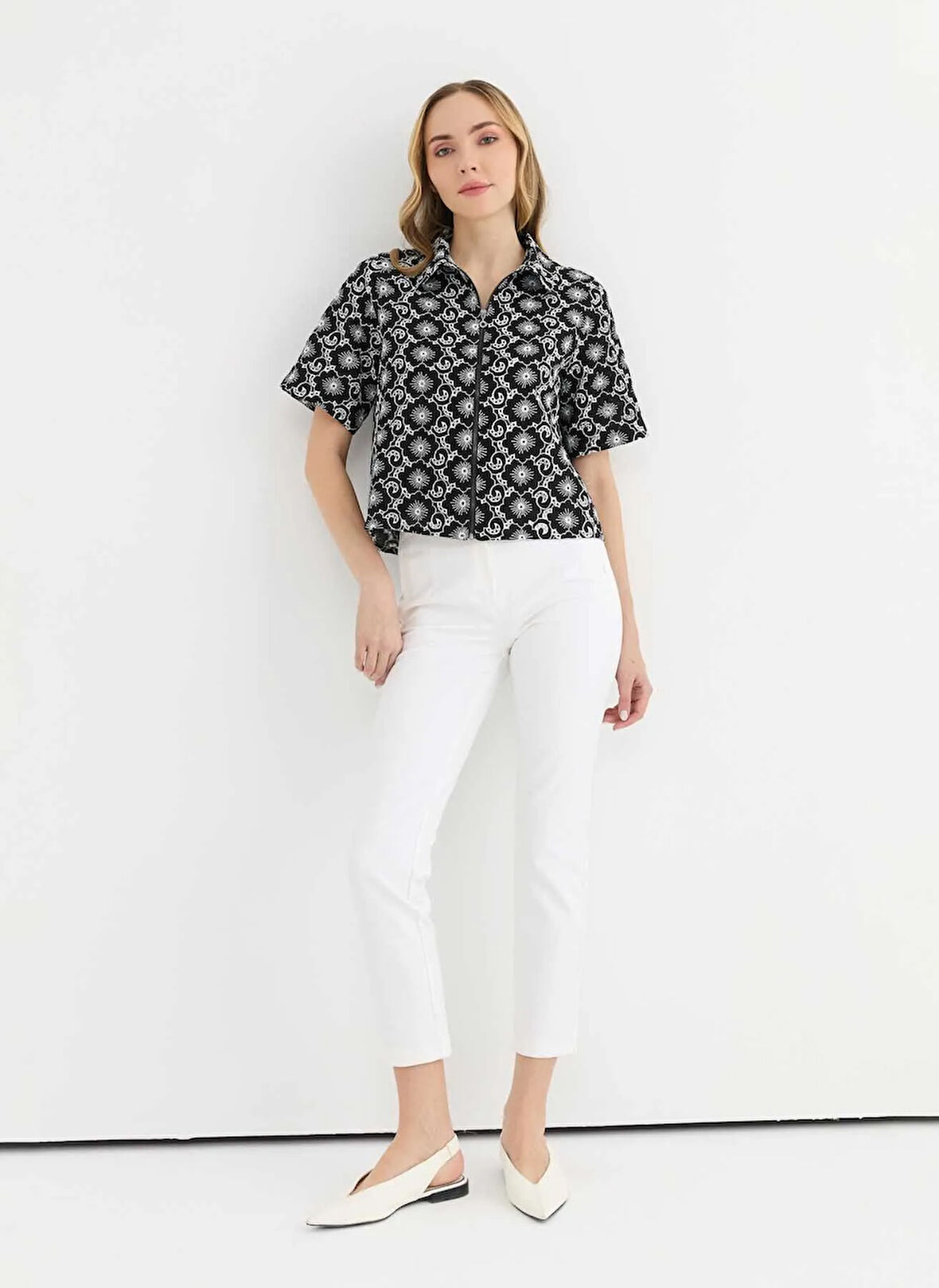 Selen Standart Siyah Kadın Ceket 25YSL1484